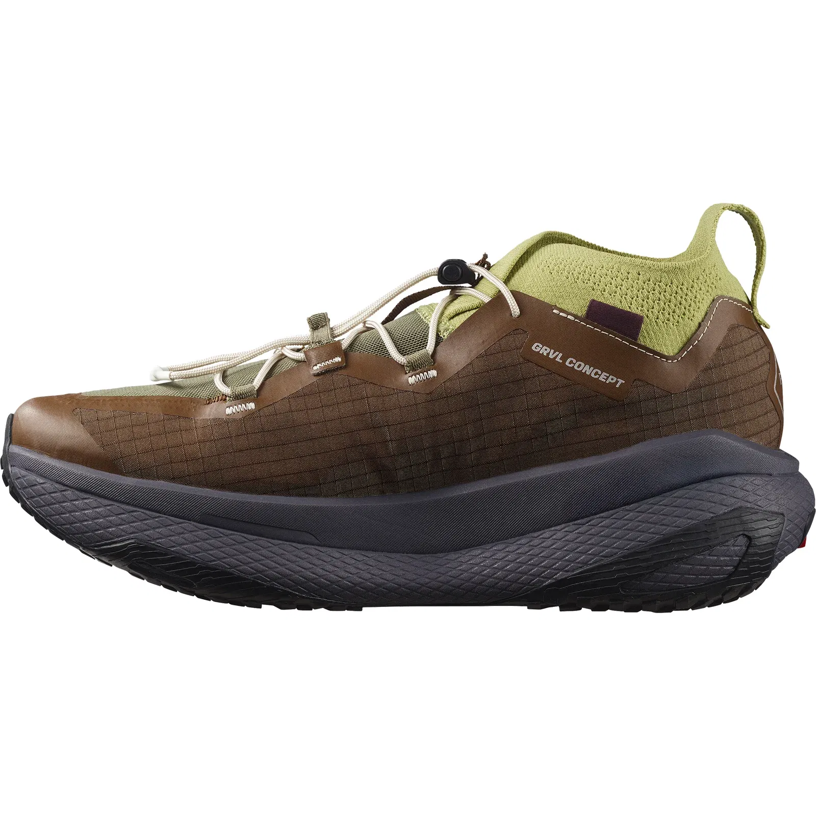 Salomon Grvl Concept Pas Normal Studios Gravel Running Shoes Dark Earth