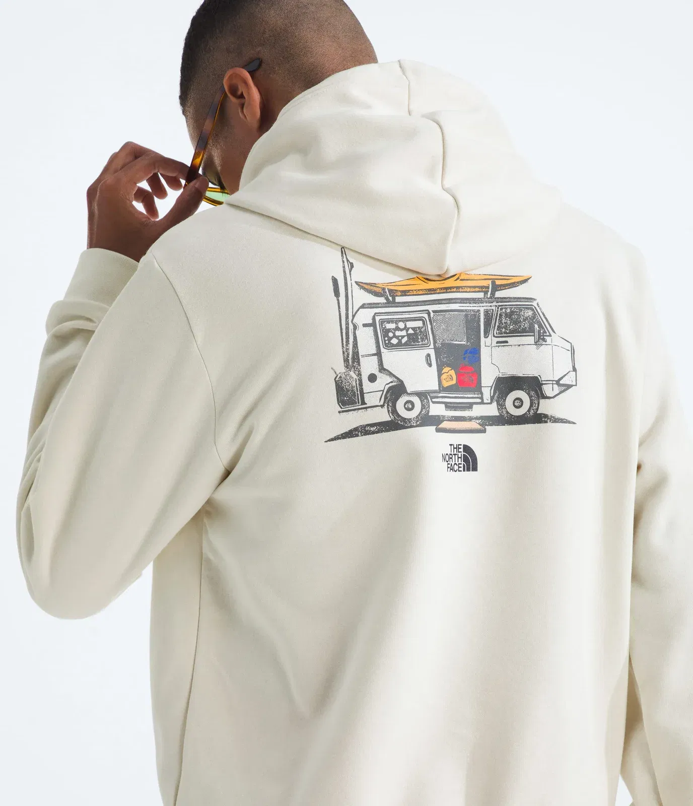 The North Face Men’s Evolution Van Life Hoodie—Graphic White Dune