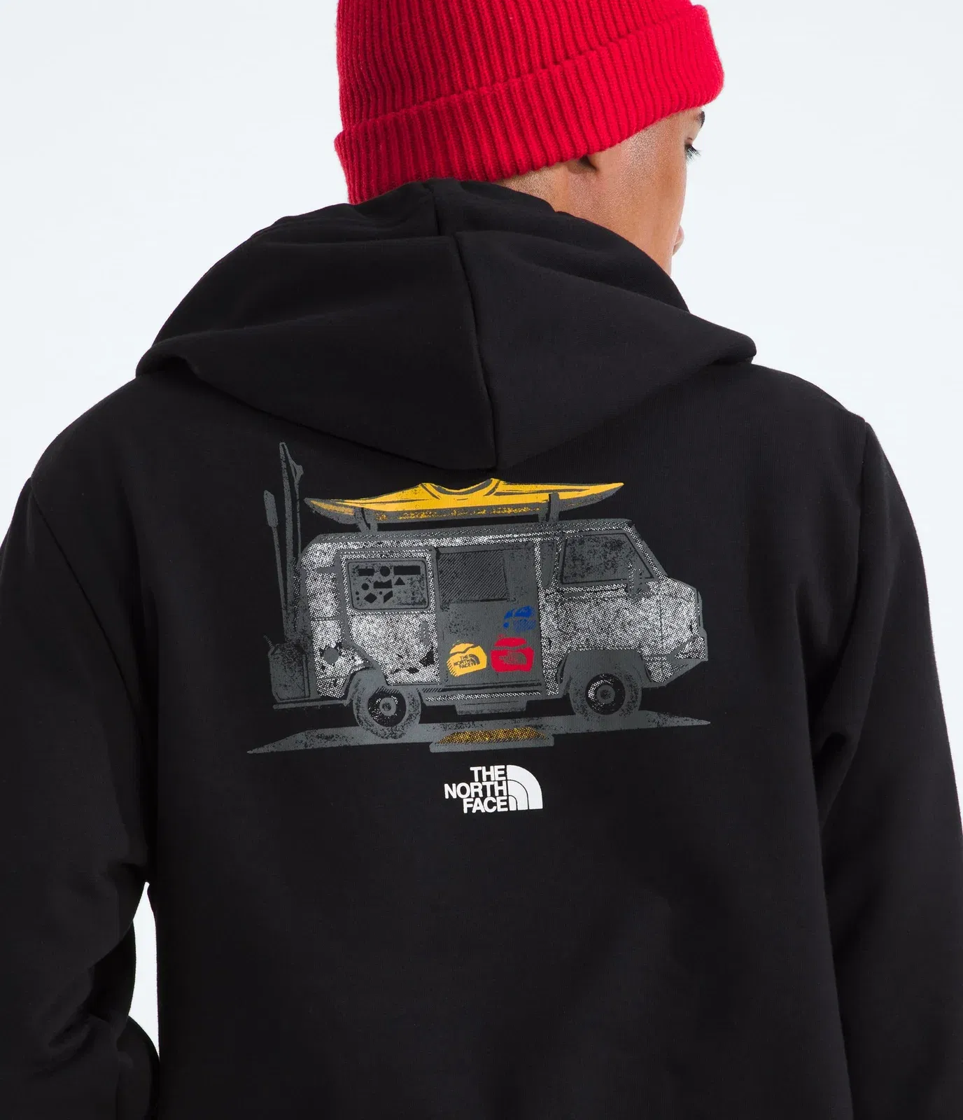 The North Face Men’s Evolution Van Life Hoodie—Graphic TNF Black