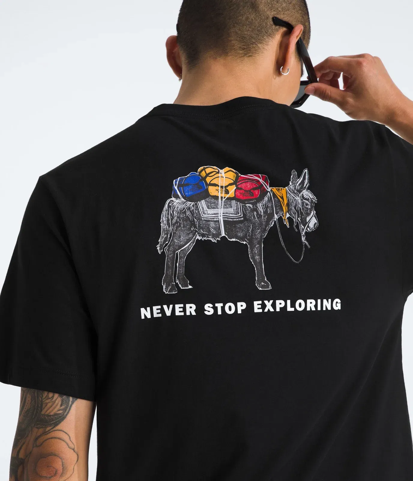 The North Face Men’s Evolution Pack Short-Sleeve Tee—Graphic TNF Black
