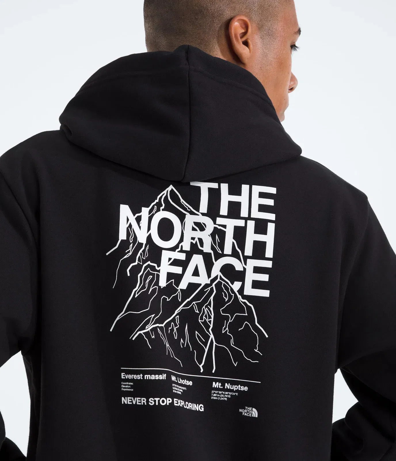 The North Face Men’s Evolution Half Dome Hoodie—Graphic TNF Black