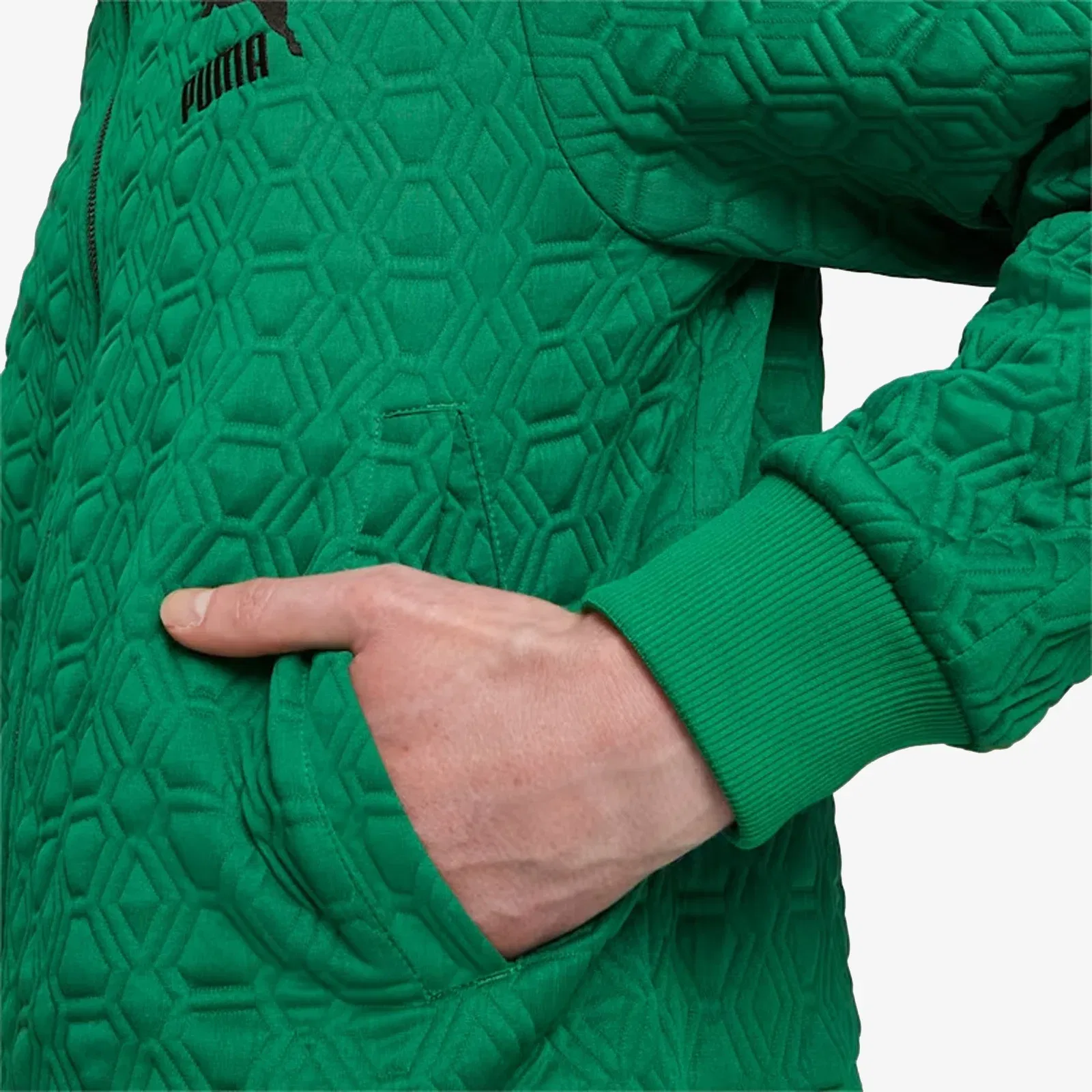 Puma | LUXE SPORT T7 TRACK JACKET { ARCHIVE GREEN