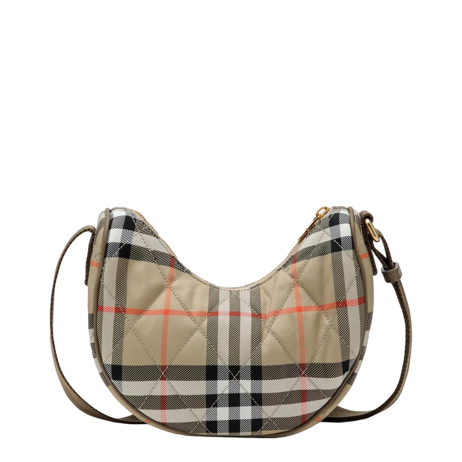 Horseshoe Small Nylon Crossbody - Sand Beige