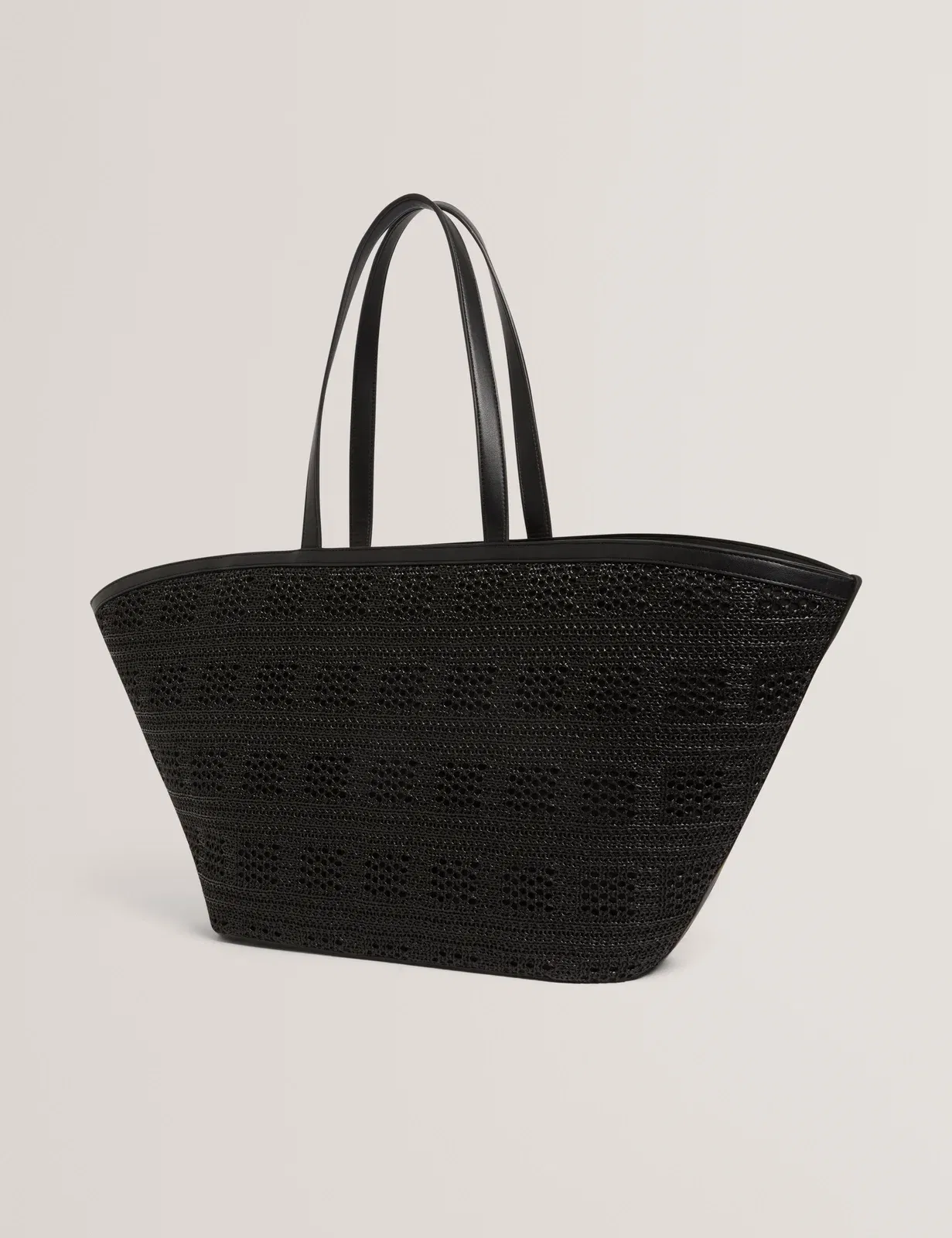 Ted Baker Pamylaa Woven Straw Ultra Wide Shopper Bag Women's