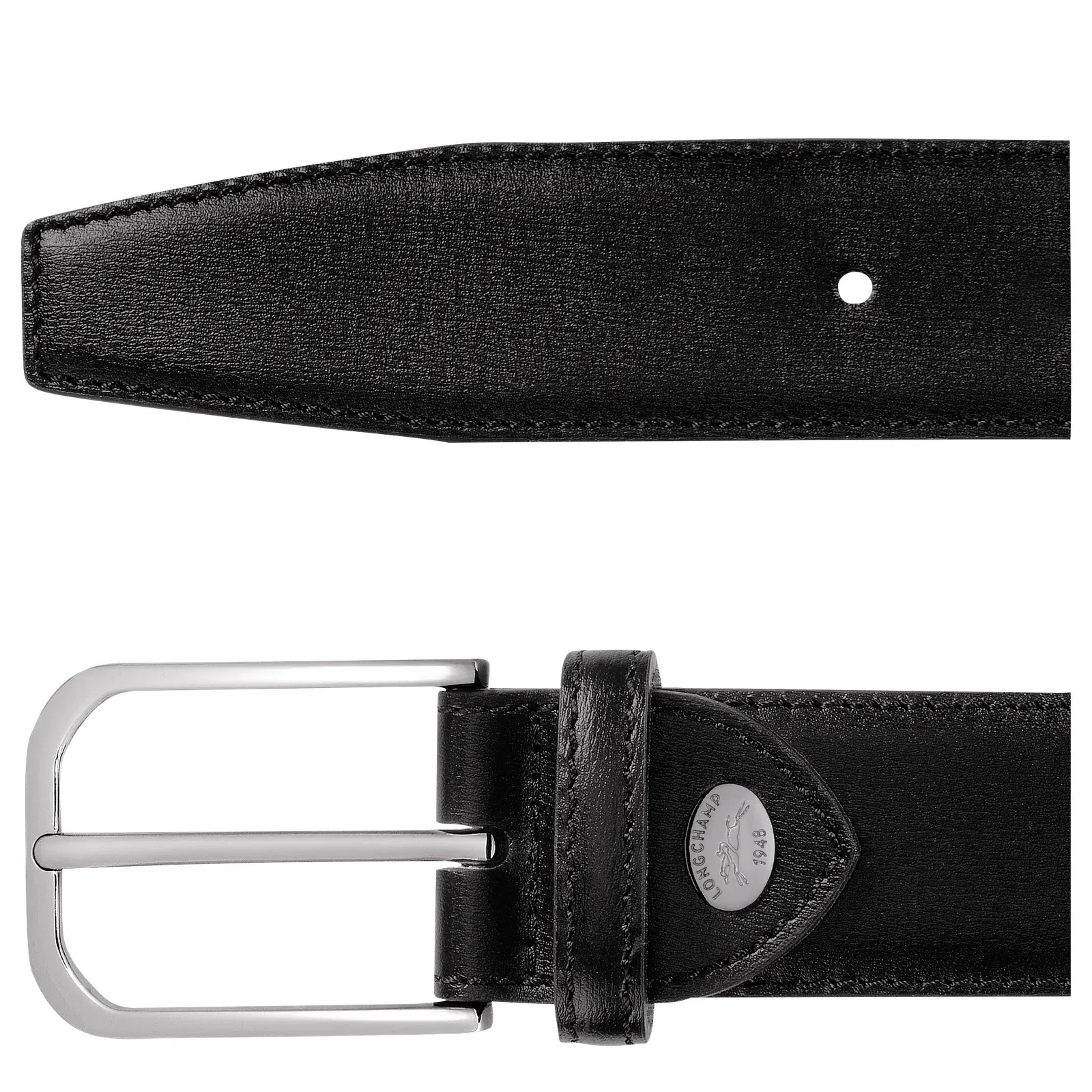 Longchamp Longchamp Business Men's belt Black