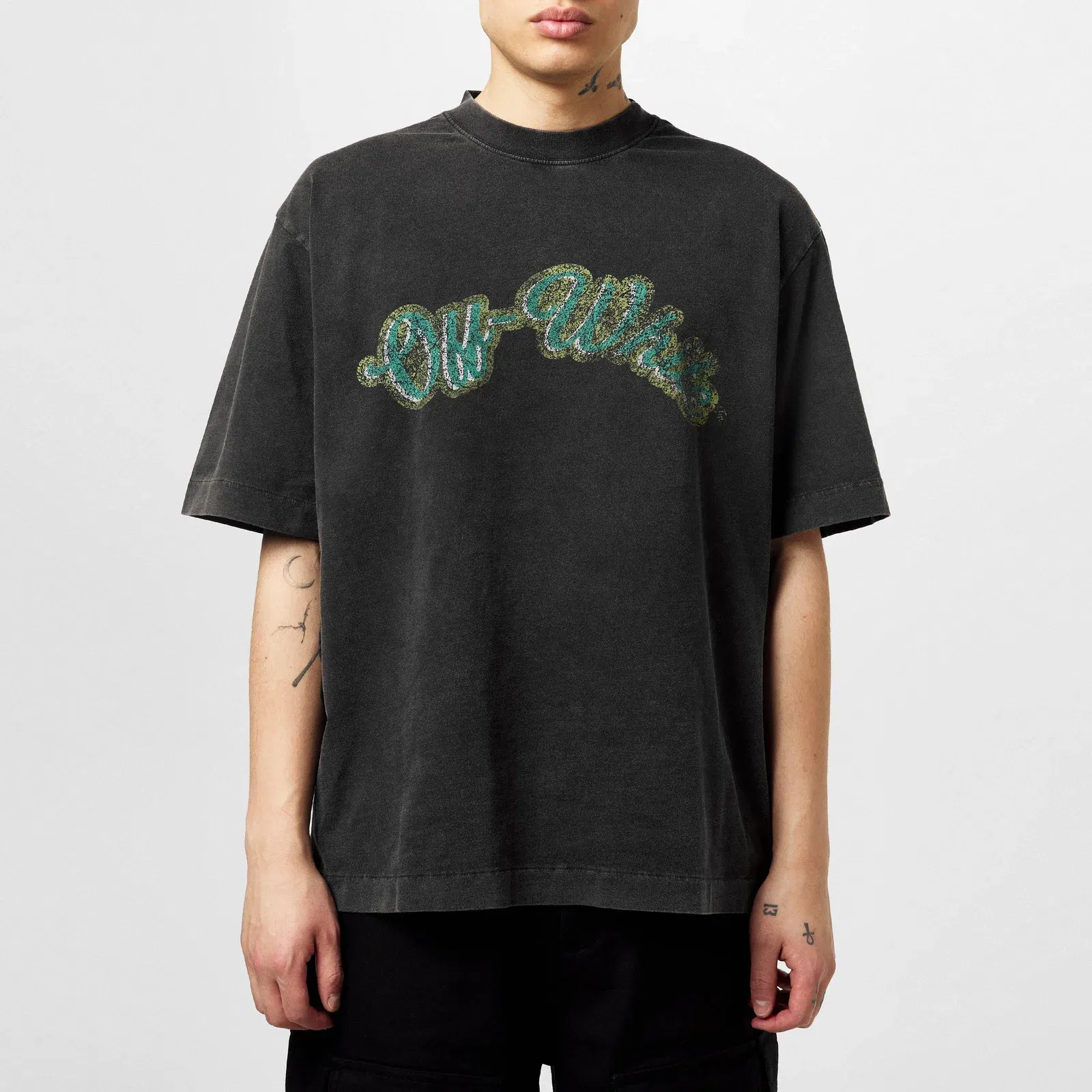Bacchus Skate Prefaded Distressed T-Shirt