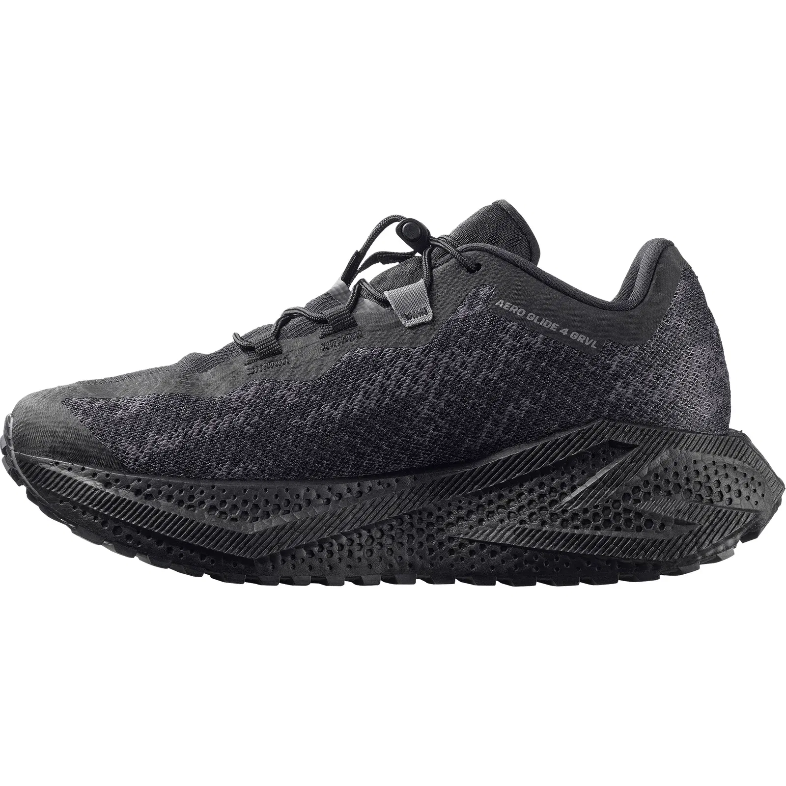Salomon Aero Glide 4 Grvl Gravel Running Shoes Womens Black