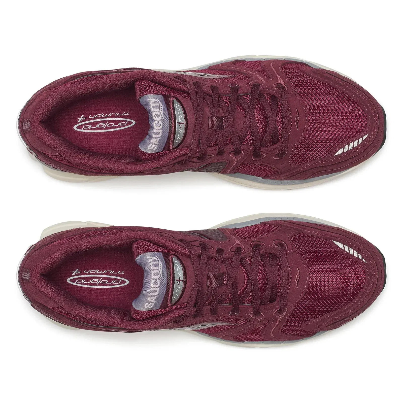 Saucony ProGrid Triumph 4 Premium Maroon | Grey