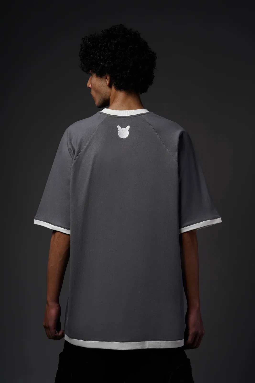 Panelled T-Shirt Grey
