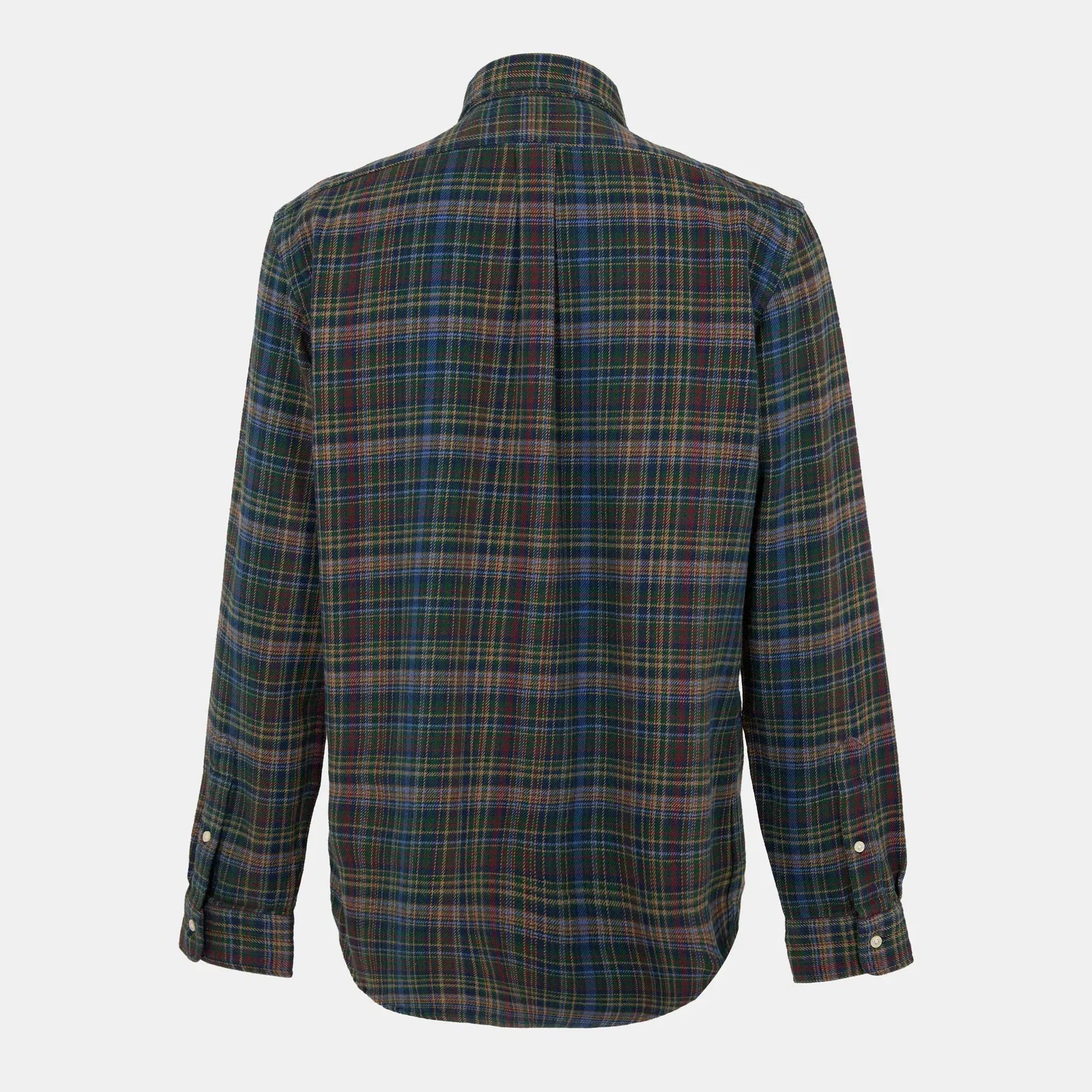 Long Sleeve Brushed Flannel Patterned Shirt
