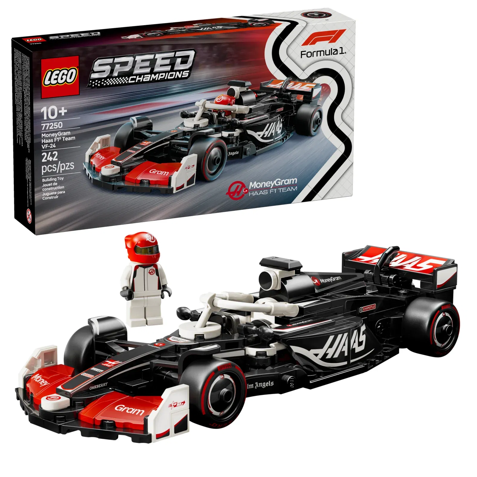 Lego MoneyGram Haas F1 Team VF24 Race Car