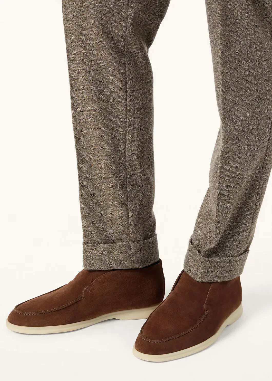 LoroPiana Open Walk Ankle Boot Clove