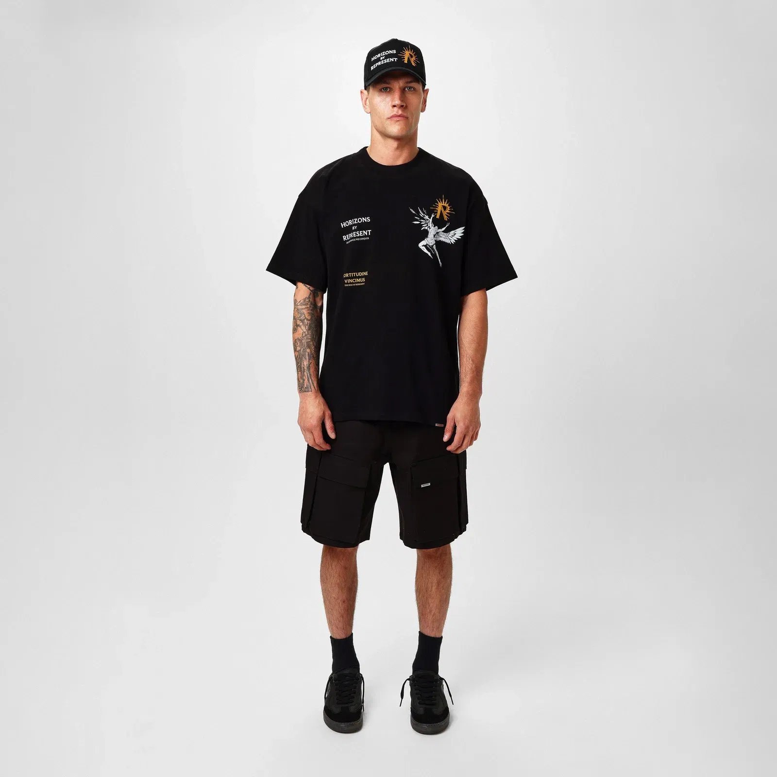 Baggy Oversized Pockets Cotton Cargo Shorts