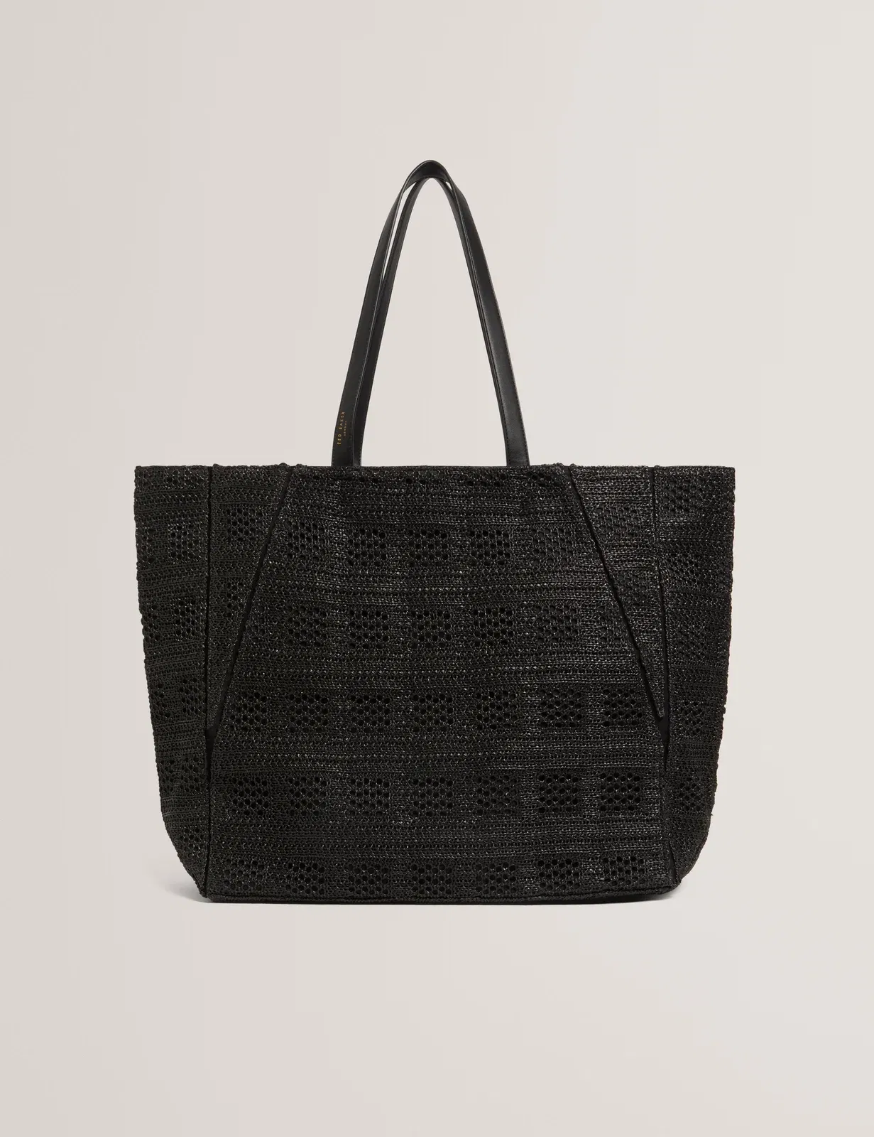 Ted Baker Periiee Woven Straw Large Folding Shopper Bag Women's