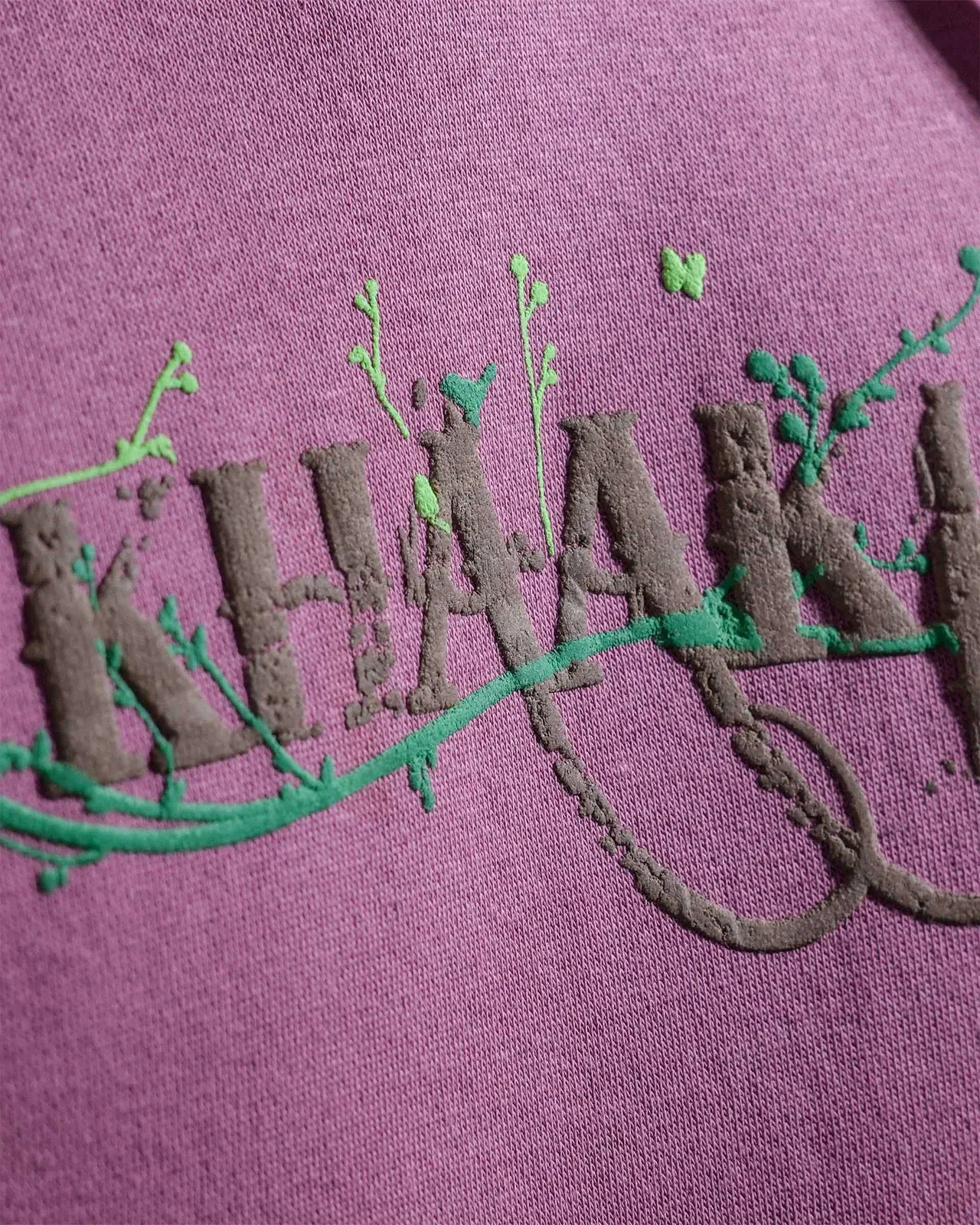 Wild Buck - Mauve Printed Hoodie For Men