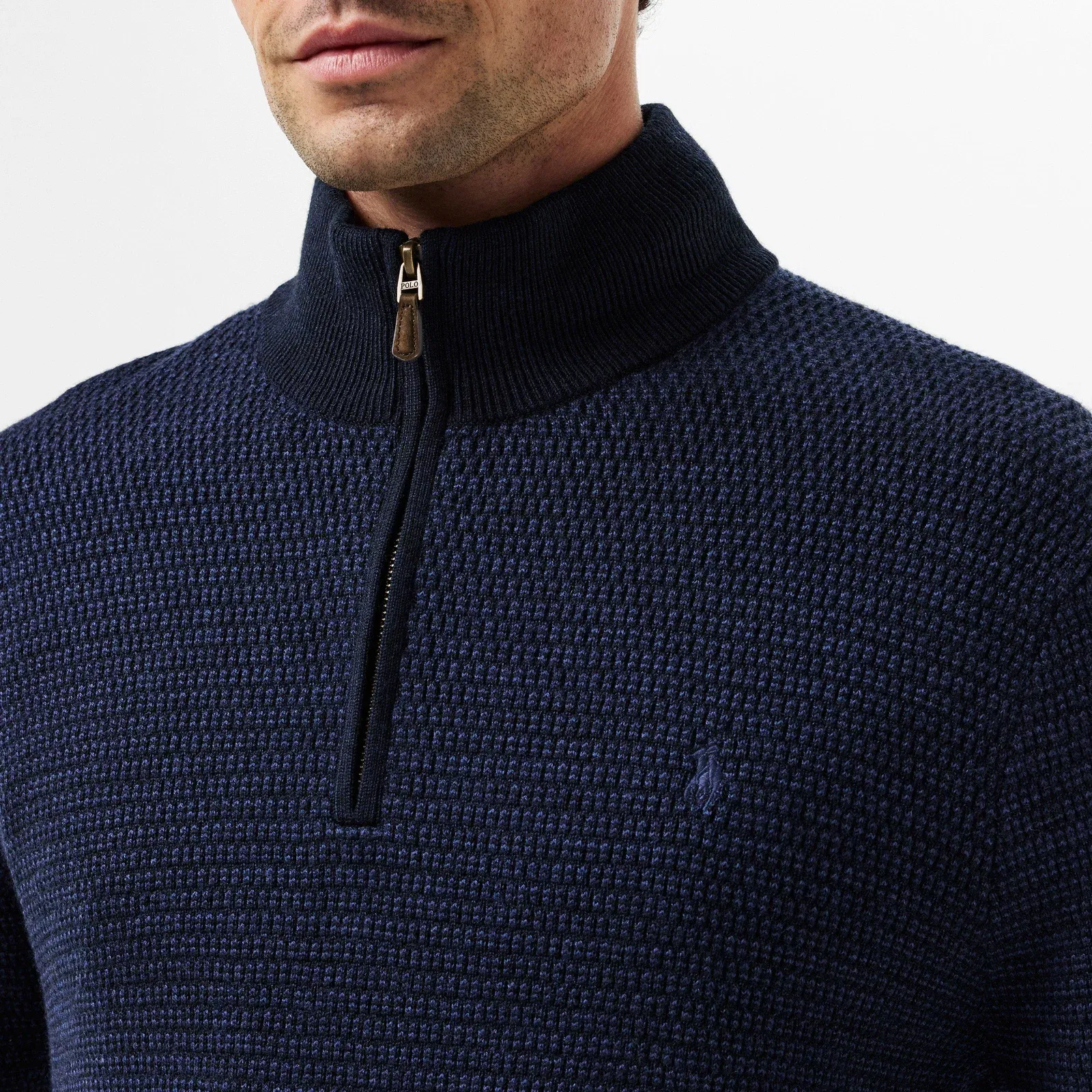 Soft-Touch Structured Fit Crew Neck Jumper