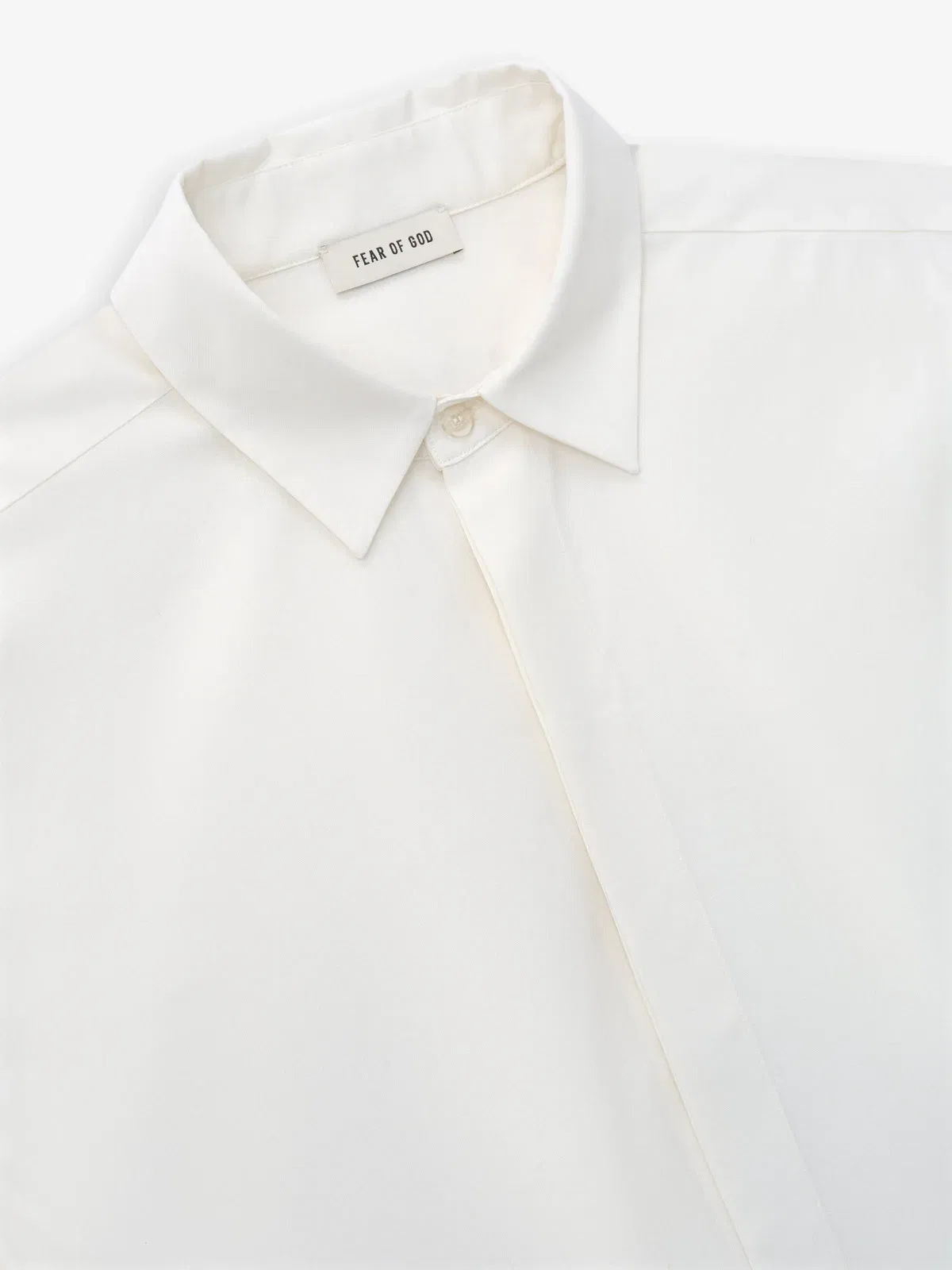 Essentials Cotton Wool Oxford Classic Shirt White