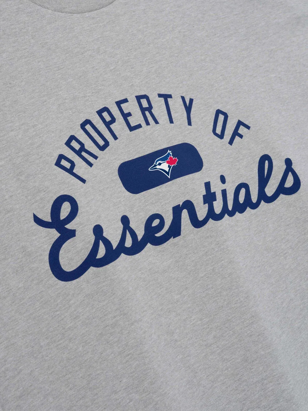 Essentials Blue Jays Merch T-Shirt Concrete Heather