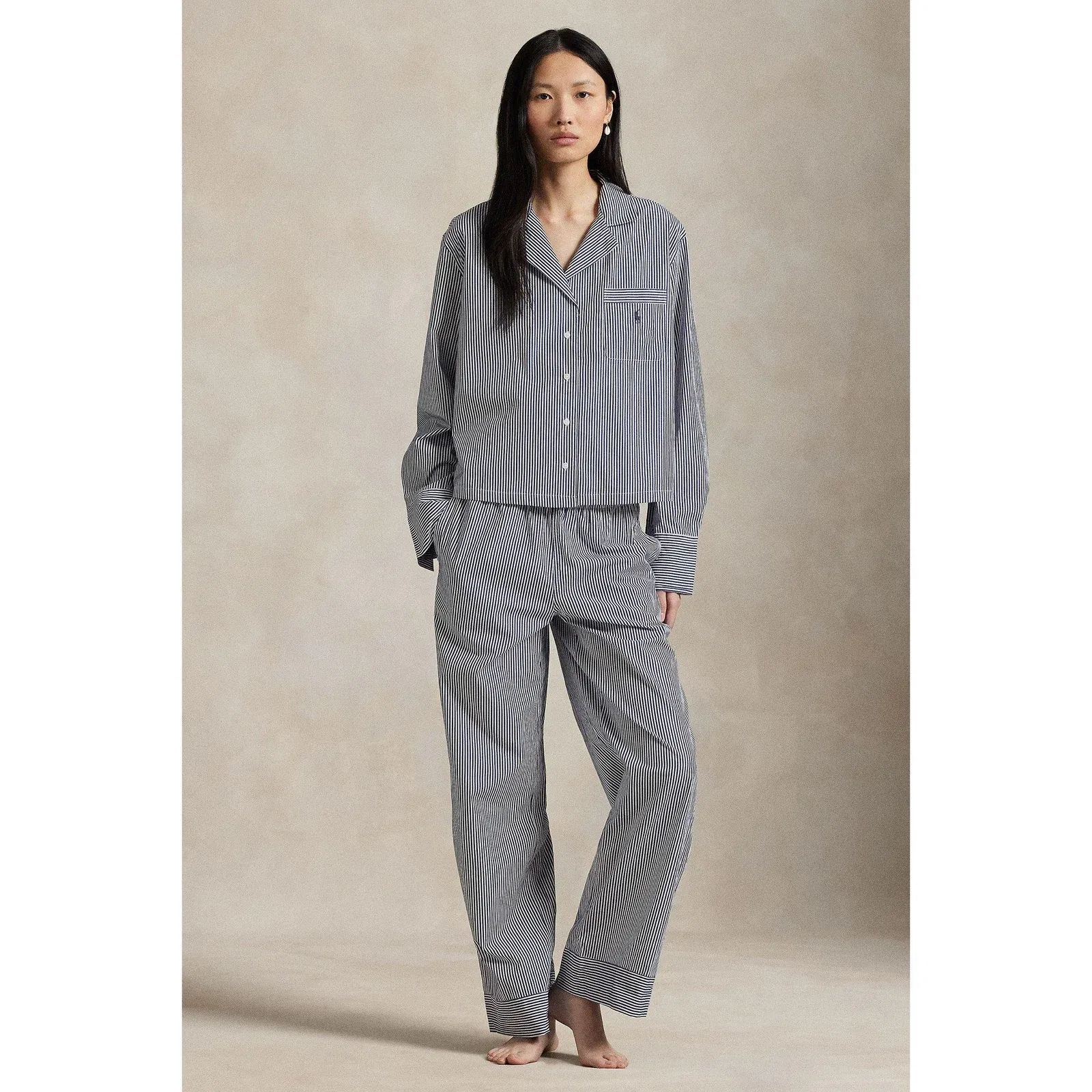 Stripe Long Sleeve Pyjama Set