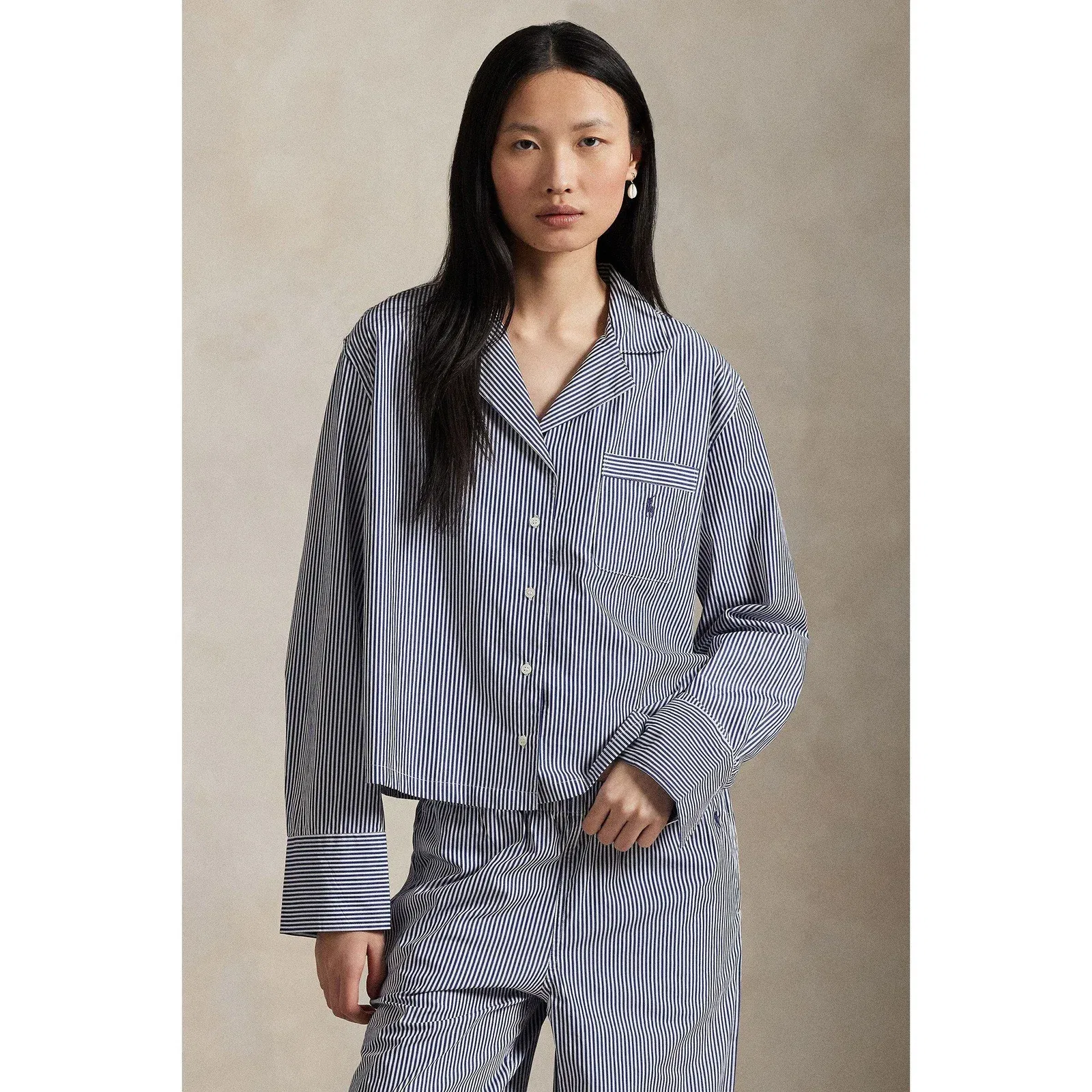 Stripe Long Sleeve Pyjama Set