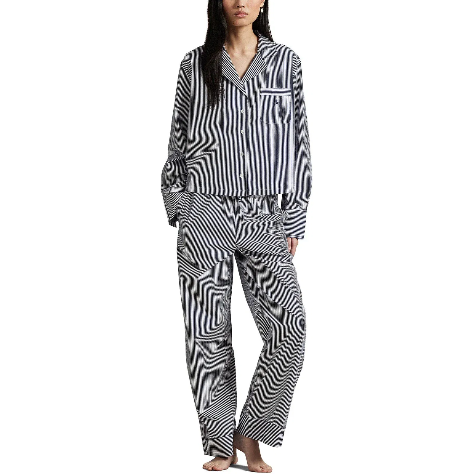 Stripe Long Sleeve Pyjama Set