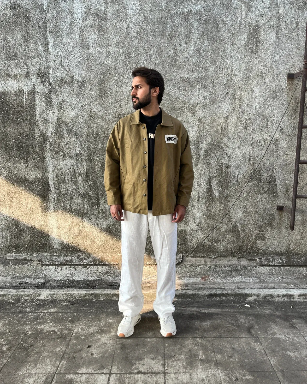 Azad // Coffee Brown Cotton Shacket