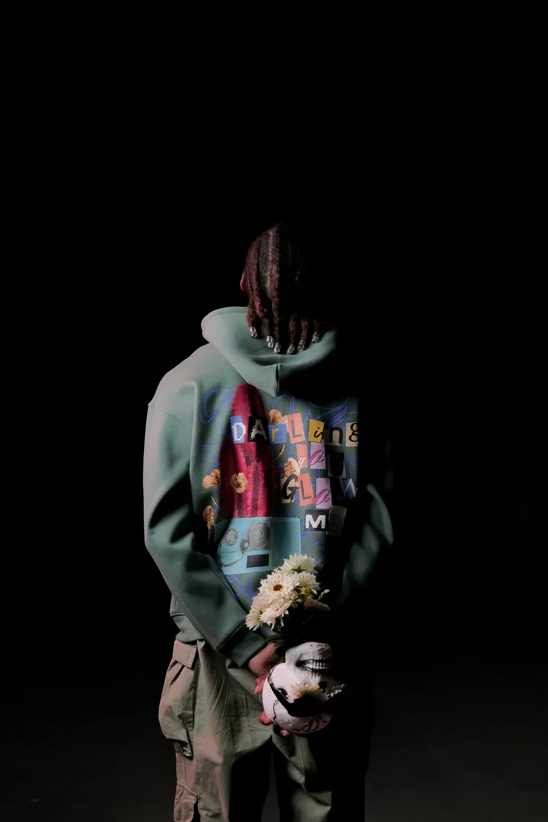 FLWD - The Thron V1 Seagreen Oversized Zipper Hood