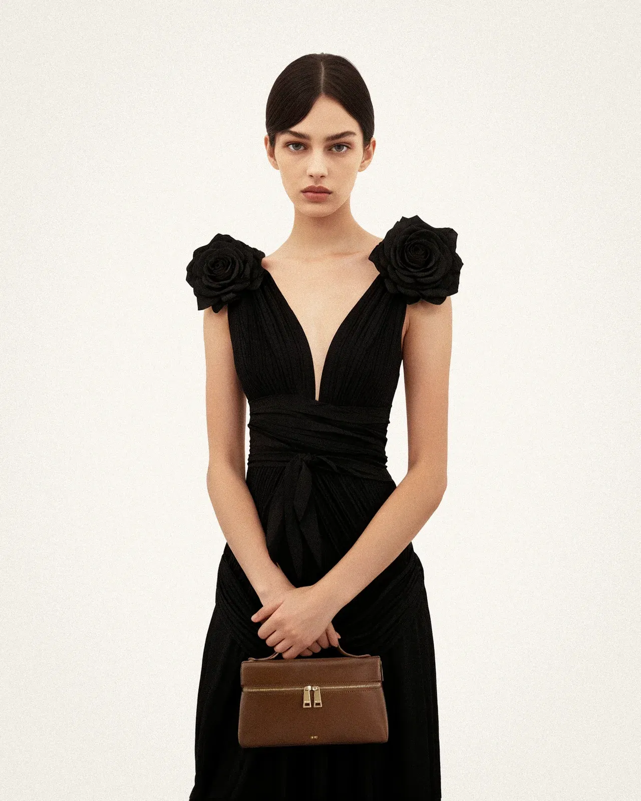 Thea Top Handle Bag - Mocha Grey Brown
