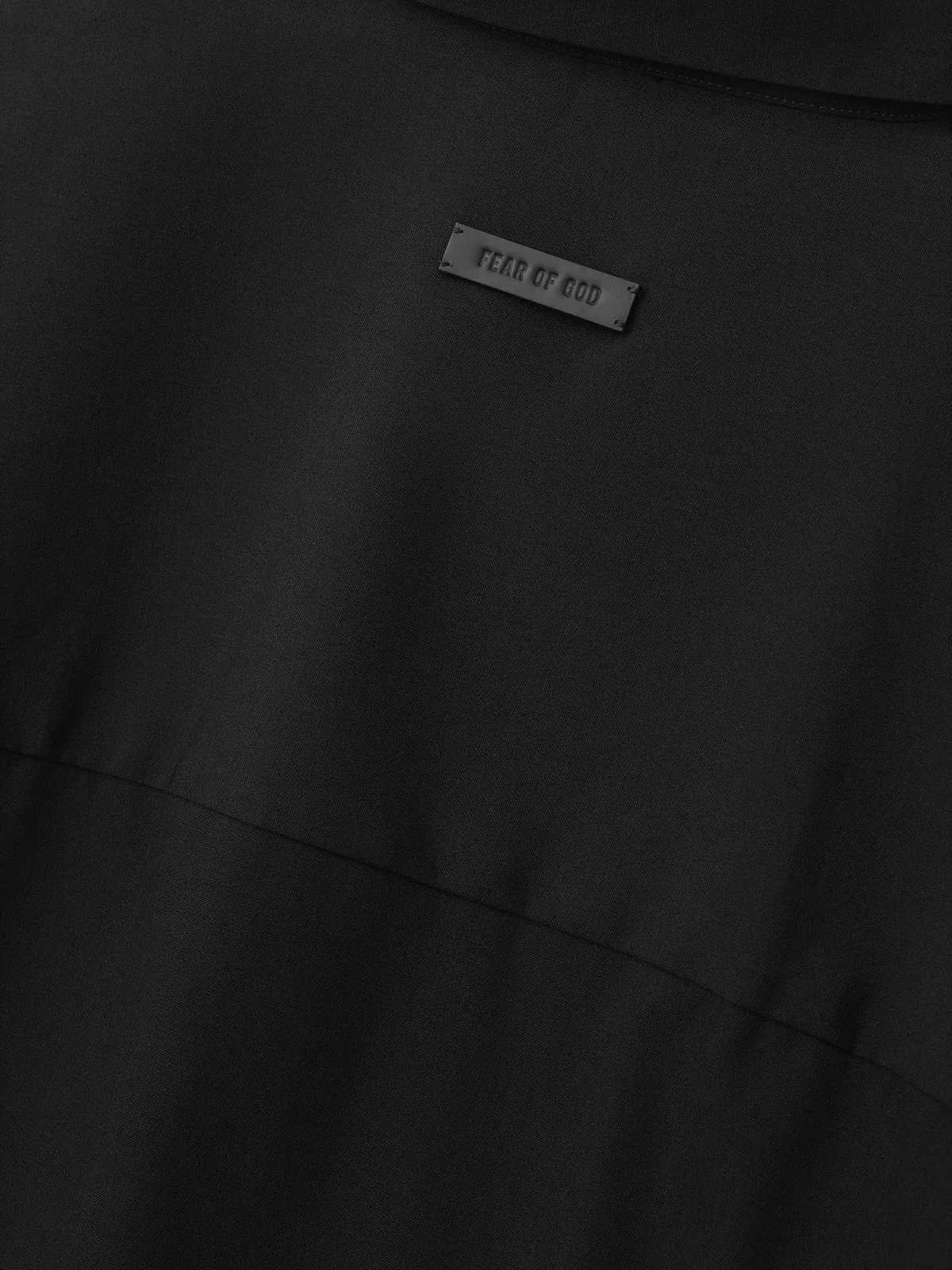 Essentials Cotton Wool Oxford Classic Shirt Black