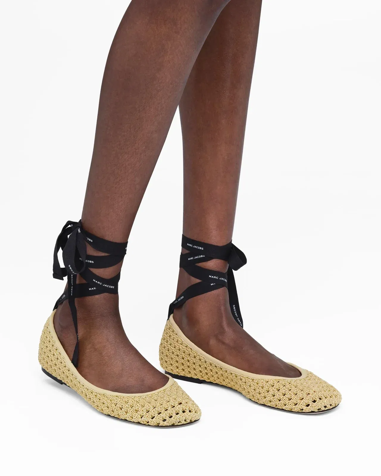 The Crochet Lace Up Ballerina