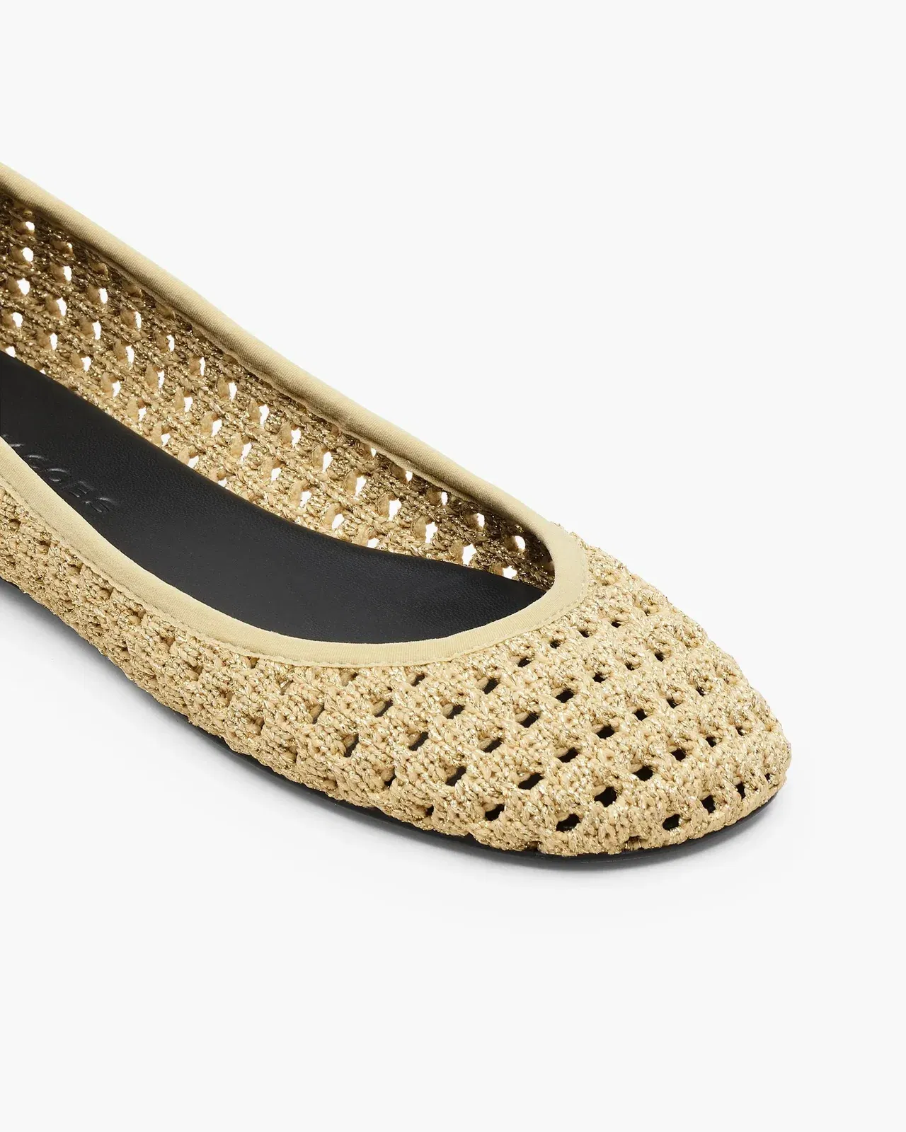 The Crochet Lace Up Ballerina