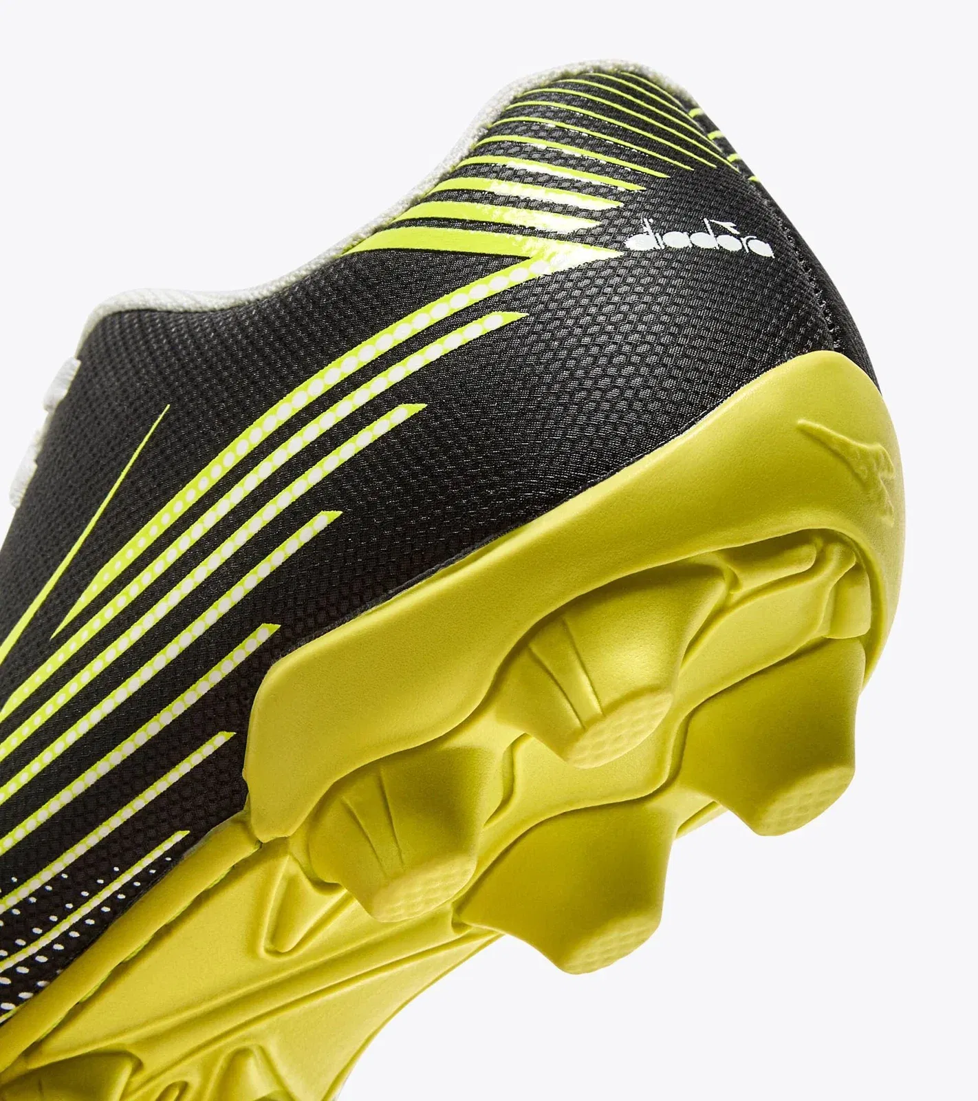 Diadora Pichichi 8 Md Jr Black/Fluo Yellow Diadora