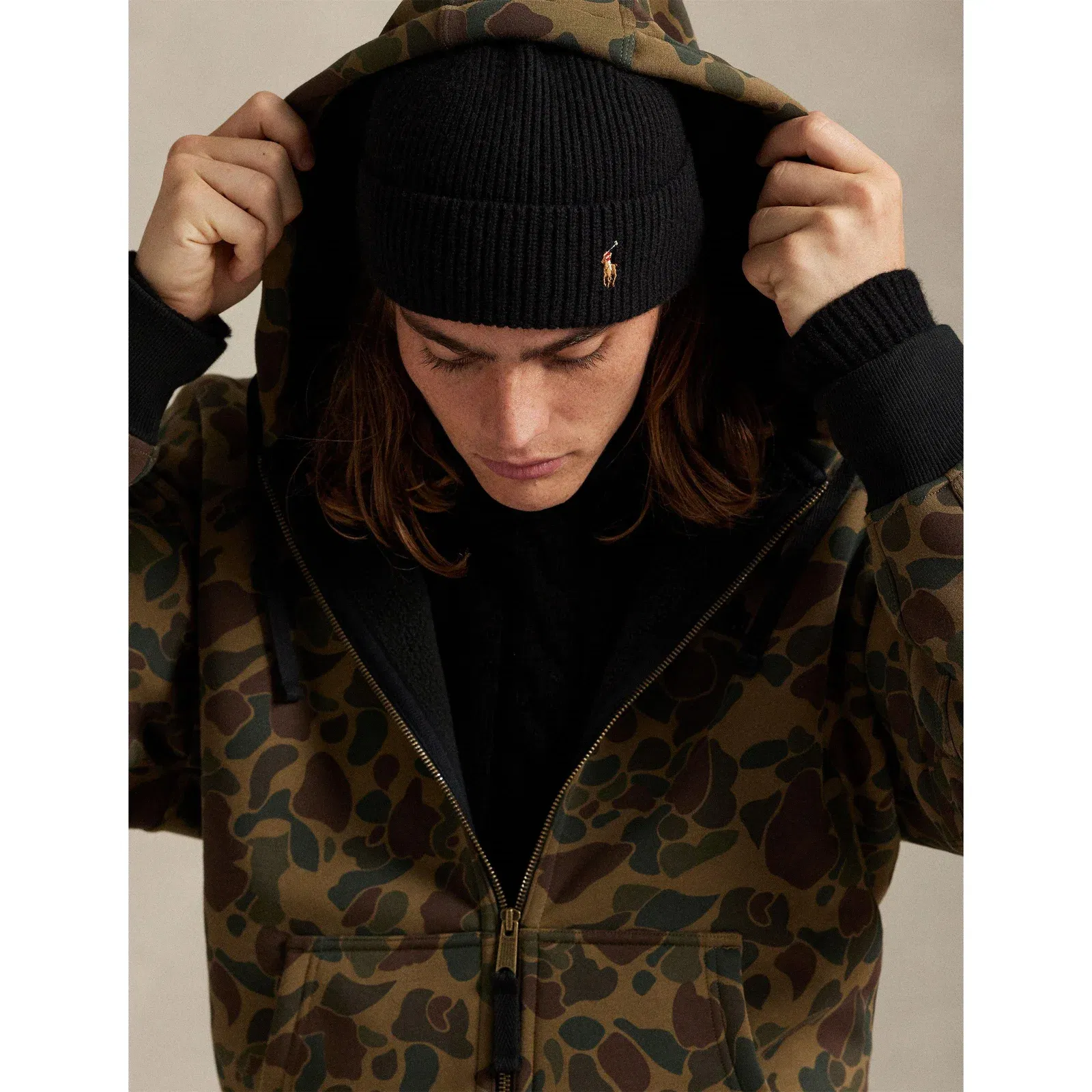 Camo Full Zip Hoodie