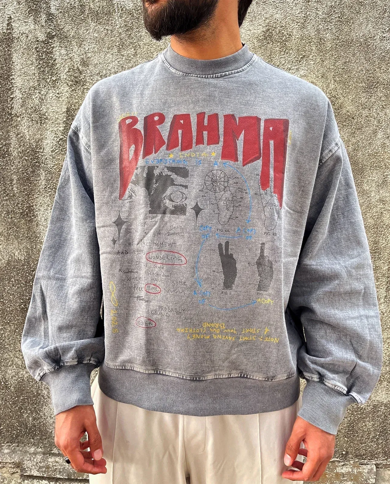Dreams // Oversized Cropped Unisex Sweatshirt