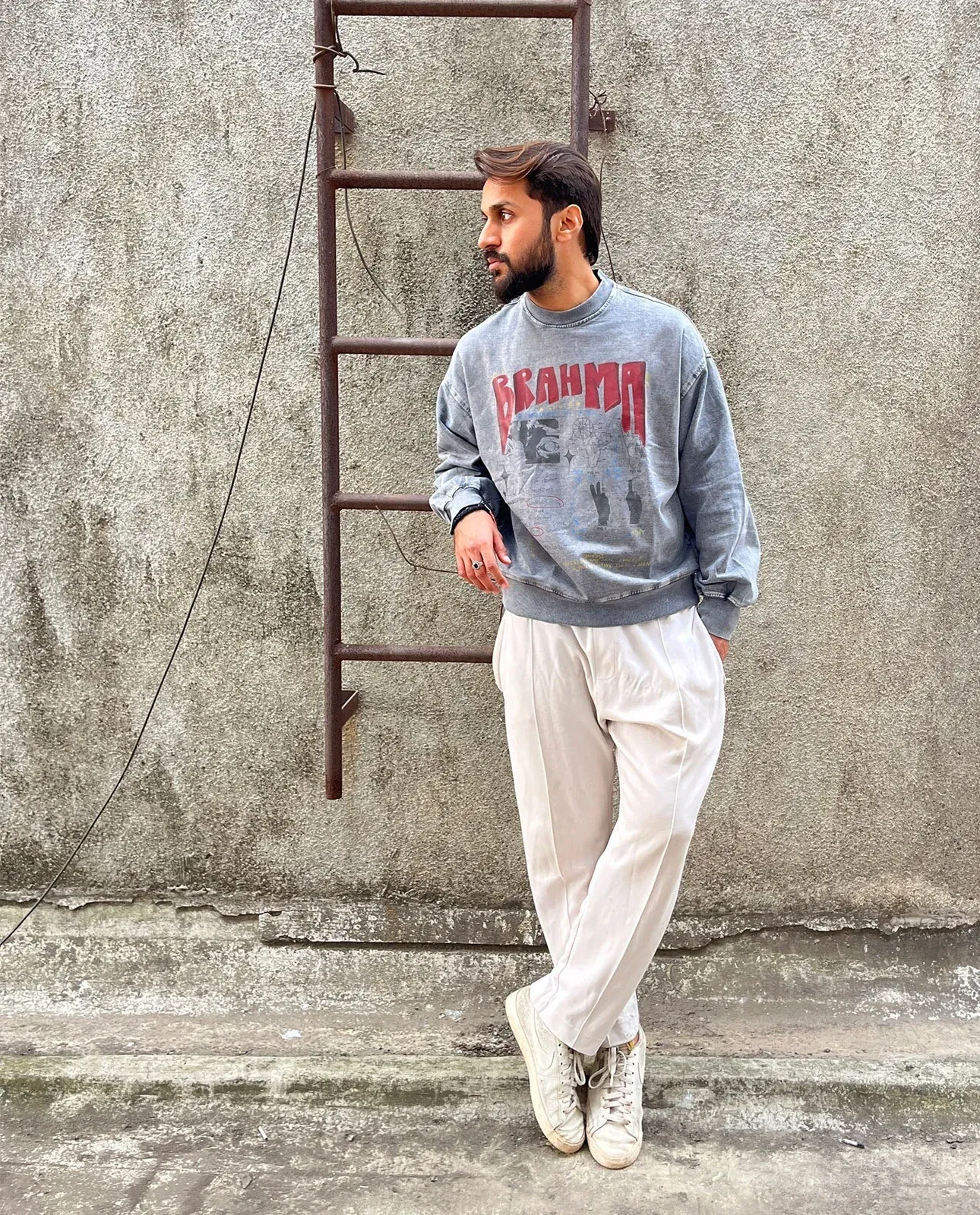 Dreams // Oversized Cropped Unisex Sweatshirt