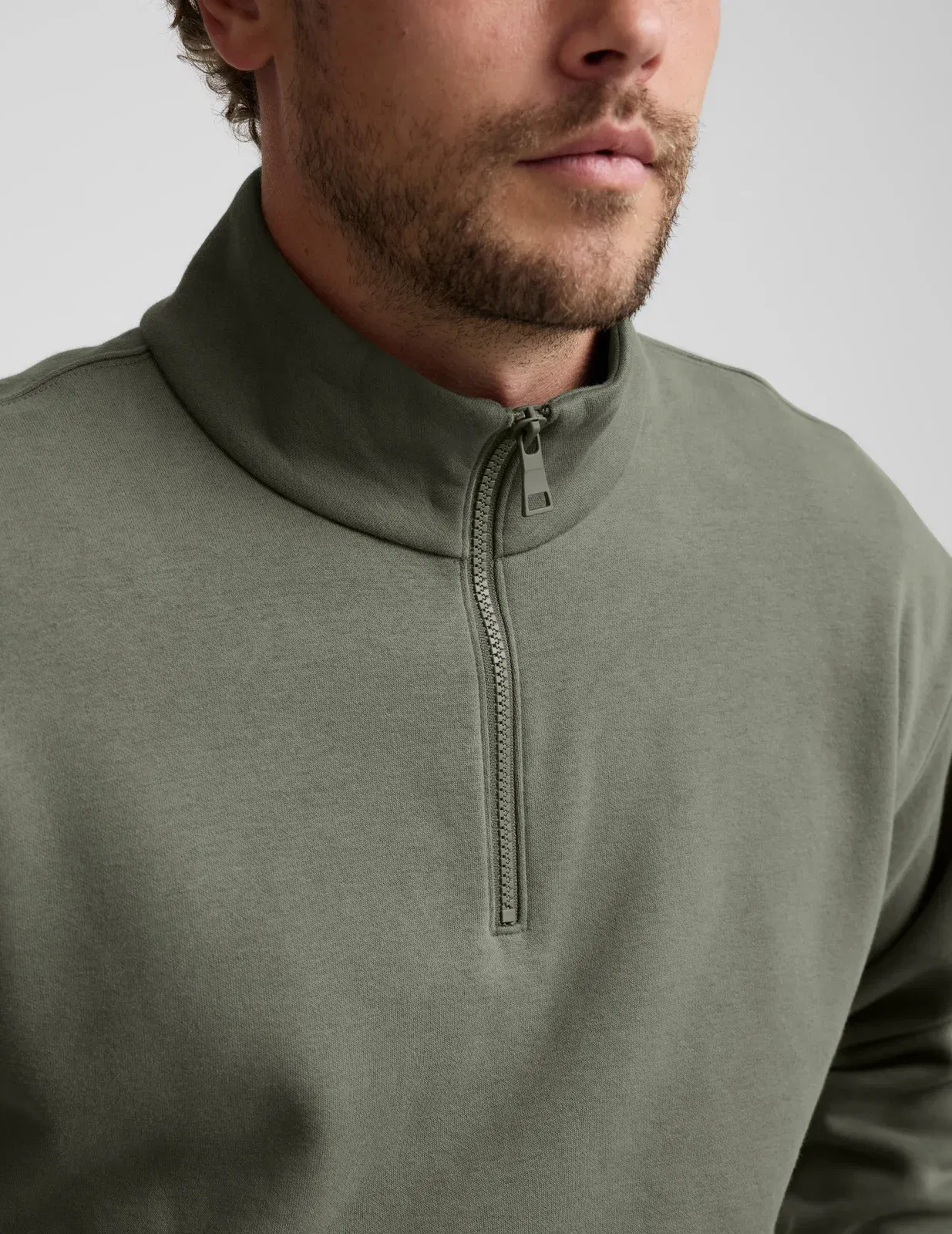 Beyond Yoga LuxeFleece Mens Half Zip Pullover