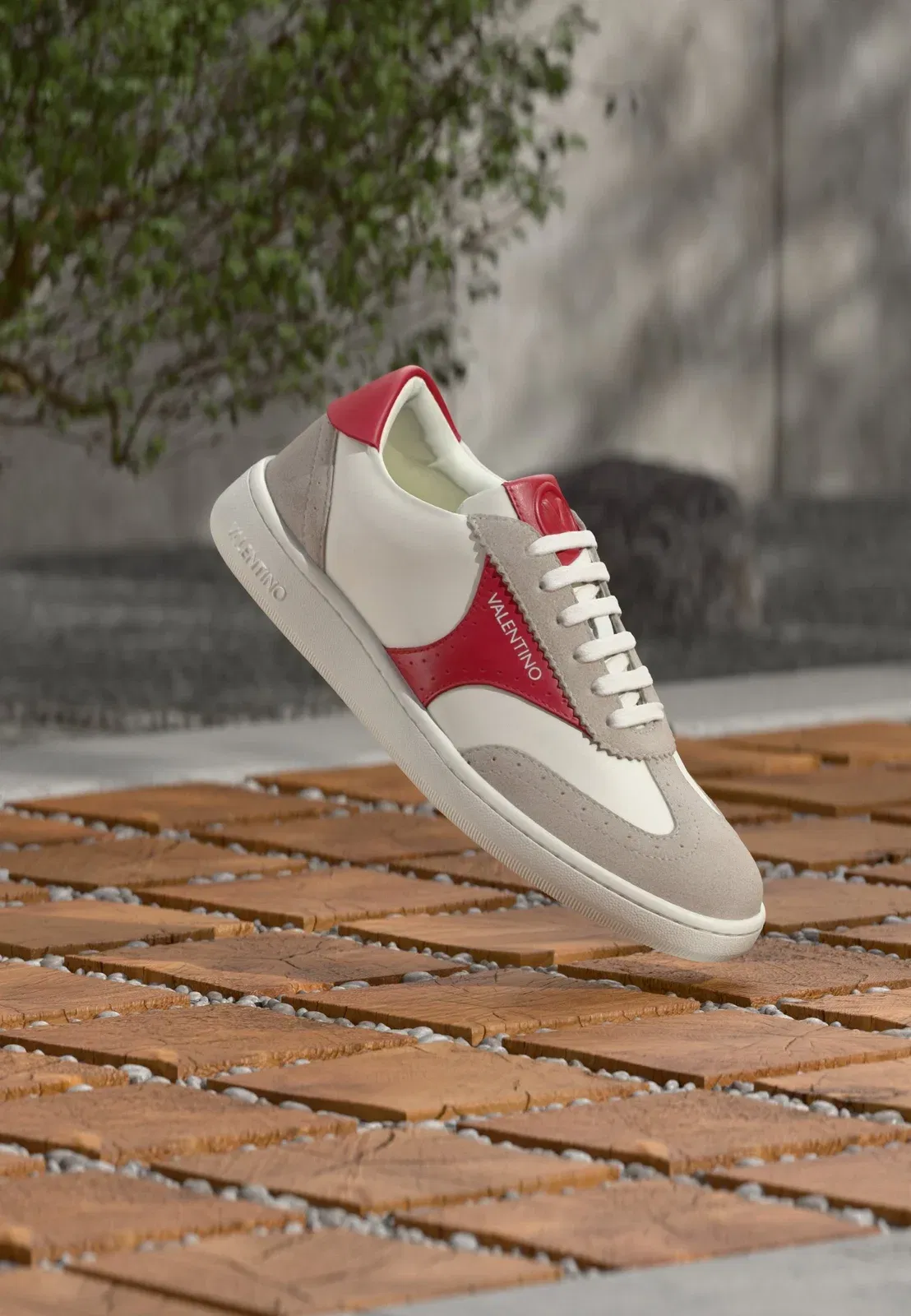 Valentino Margot - Trainers - White/Red
