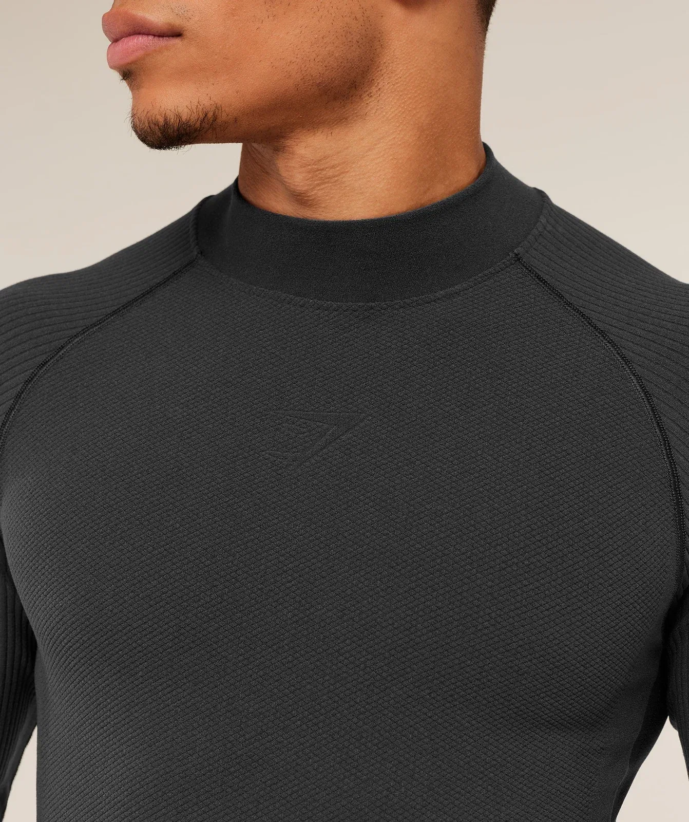 Gymshark Physique Long Sleeve T-Shirt - GS Onyx Grey/GS Black