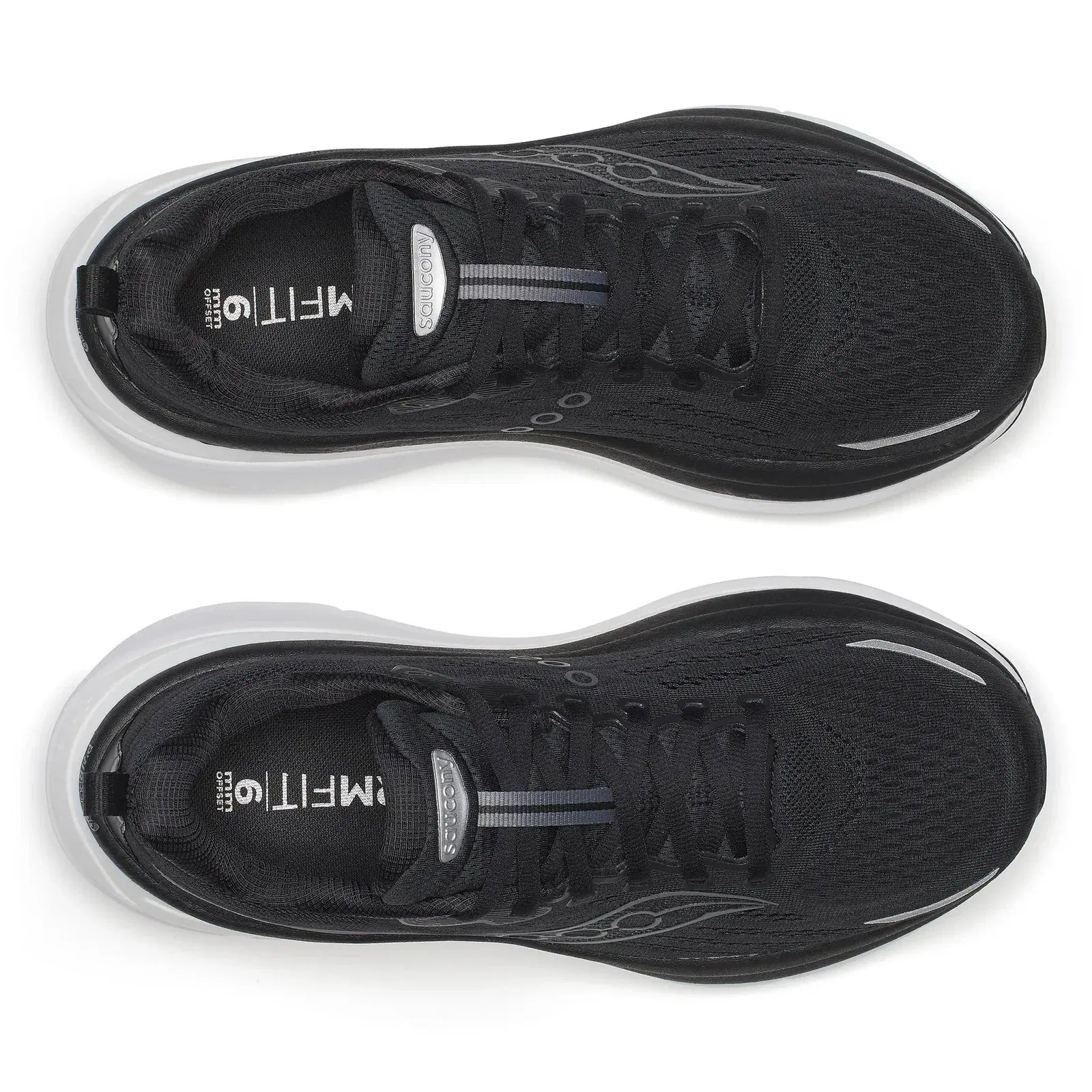 Saucony Men's Hurricane 25 Wide Black | White