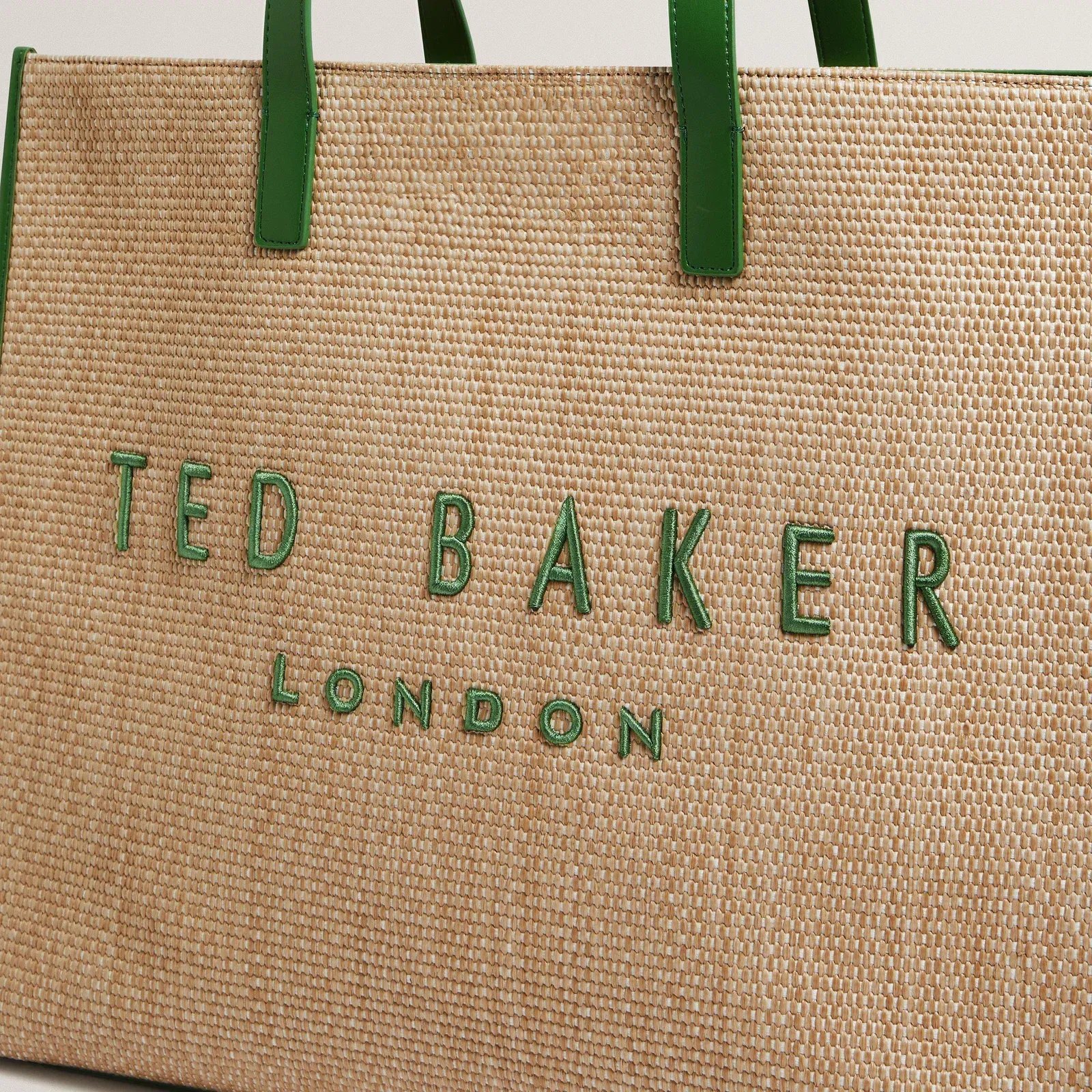 Ted Baker Raffia Large Icon Bag