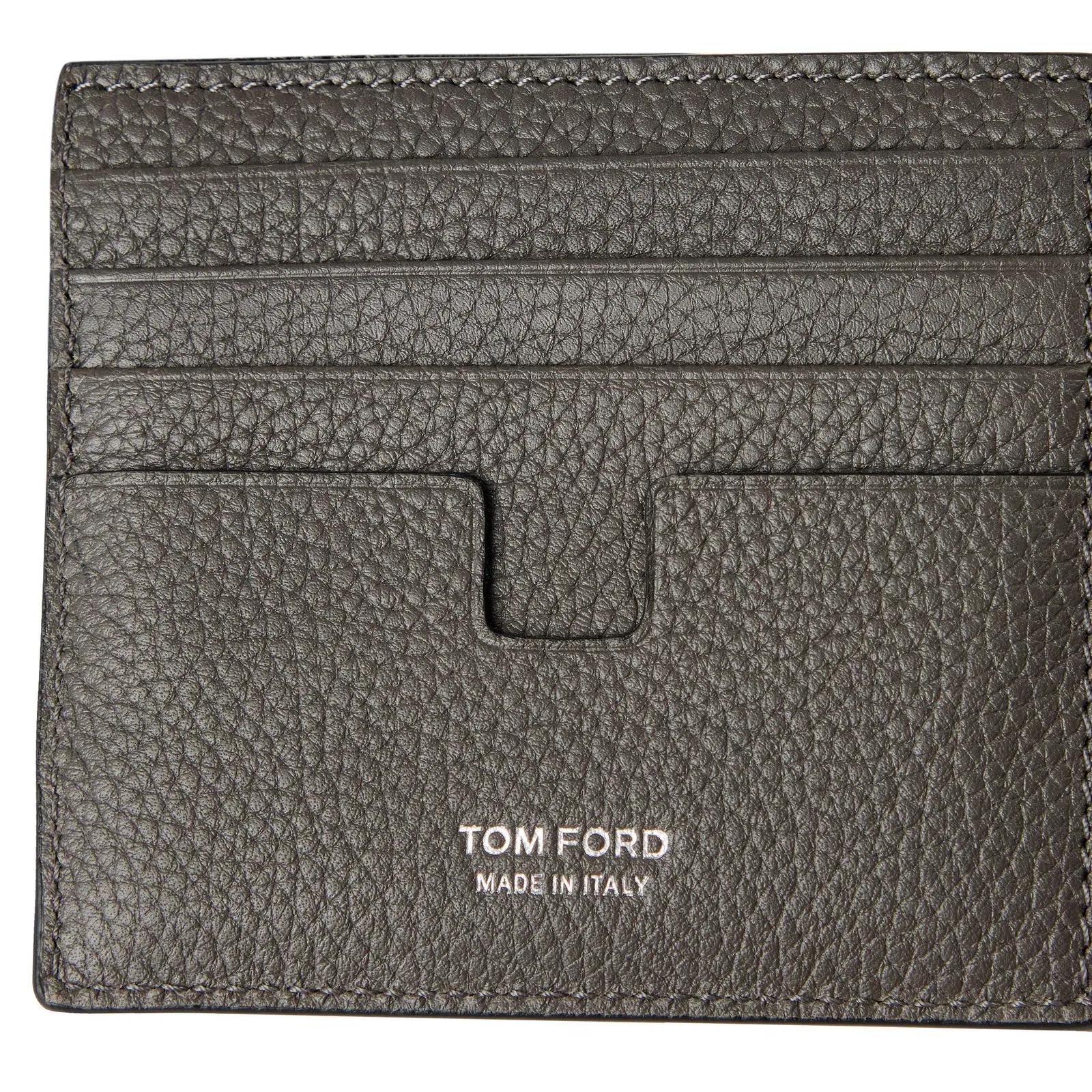 Gold Tone Logo Wallet