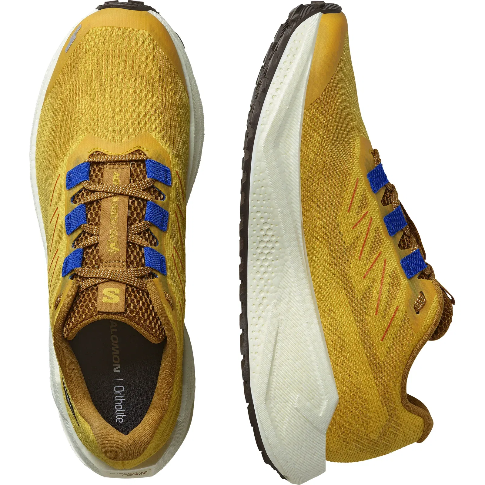 Salomon Aero Blaze 3 Grvl Gravel Running Shoes Spicy Mustard