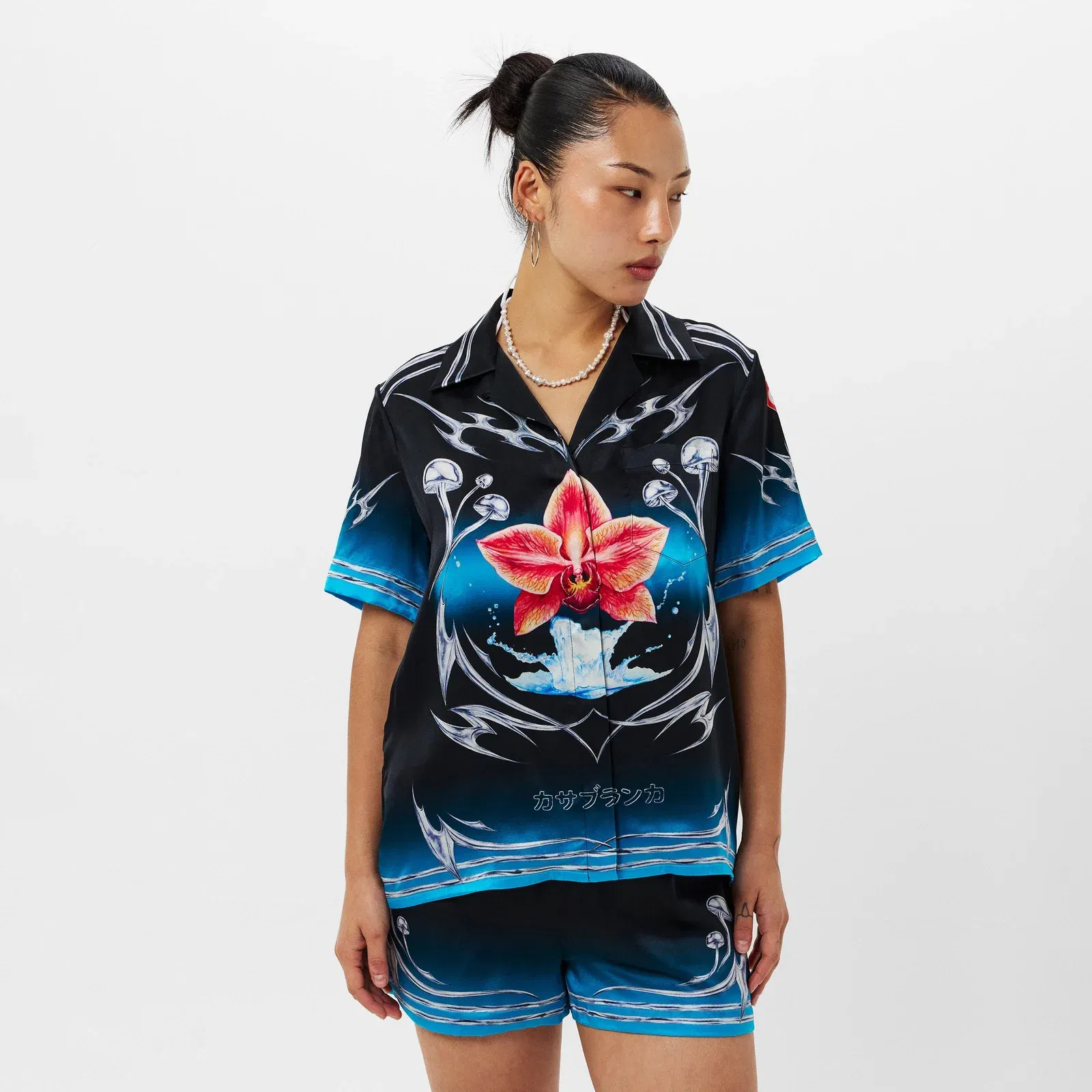 Blade Short Sleeve Relaxed Fit Bowling Shirt