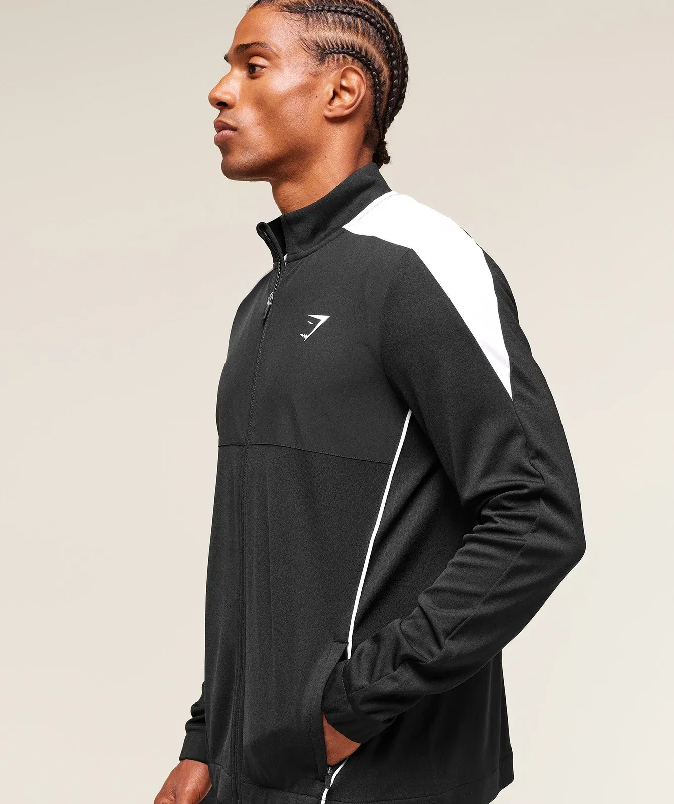 Gymshark Arrival Block Track Jacket - Black