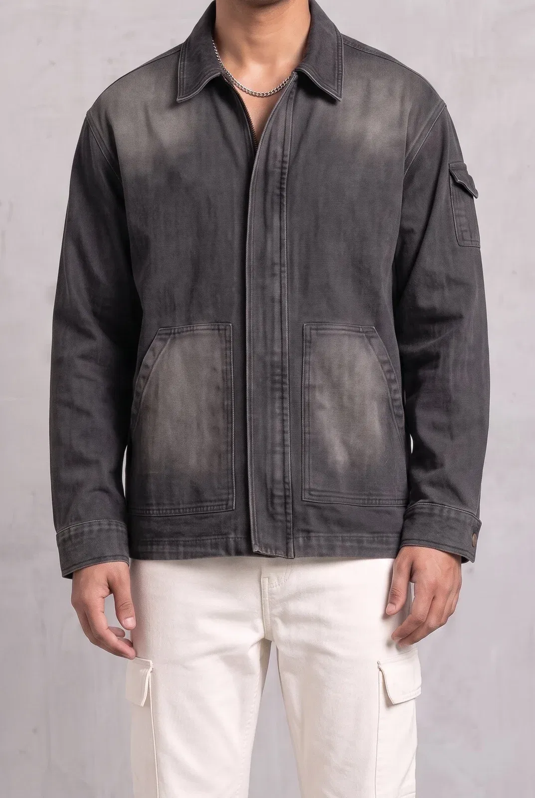 BLACK OG DENIM MEN'S JACKET