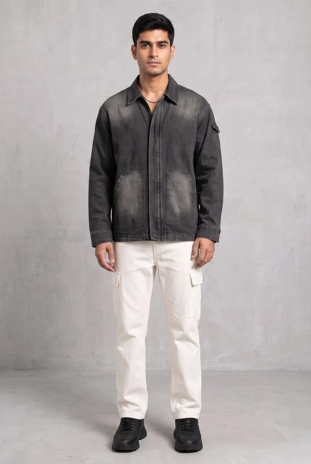 BLACK OG DENIM MEN'S JACKET