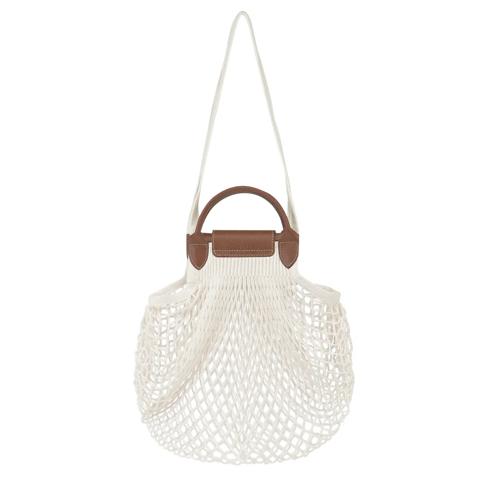Longchamp Le Pliage Filet L Mesh bag Ecru