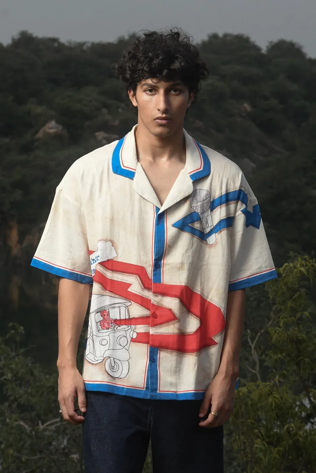 Wat Wat Cuban Half Sleeve Shirt