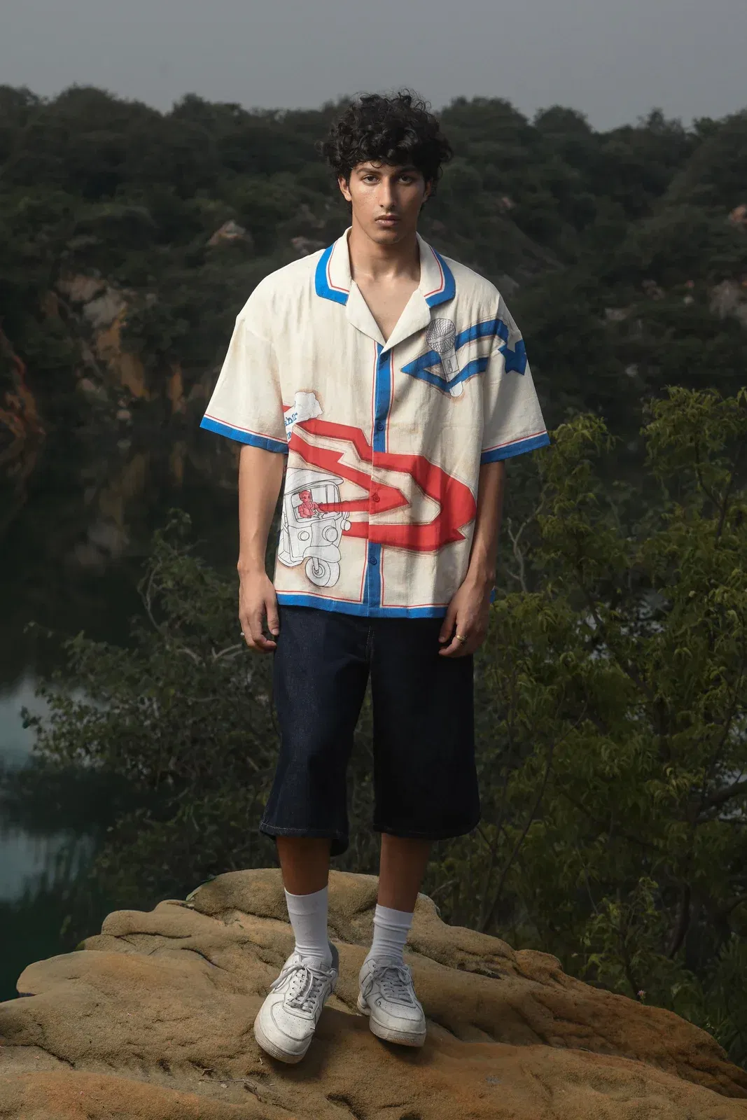 Wat Wat Cuban Half Sleeve Shirt