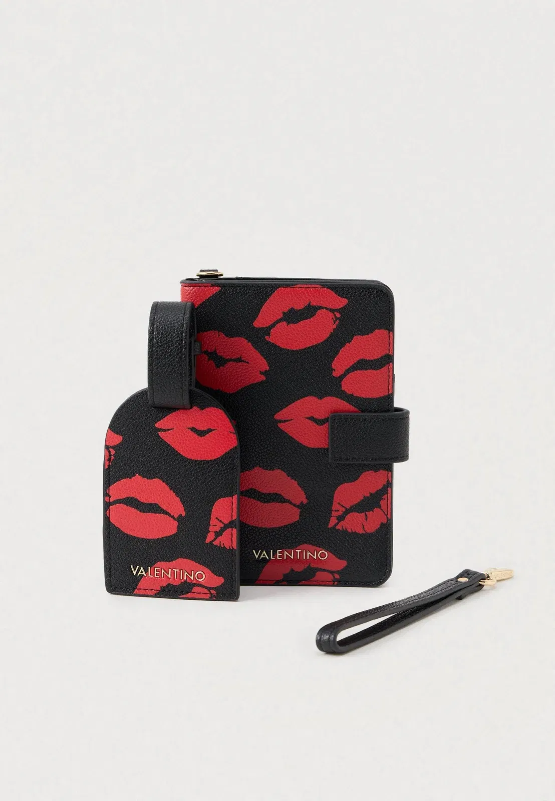 Valentino Bags Special Travel Set - Key Holder - Nero
